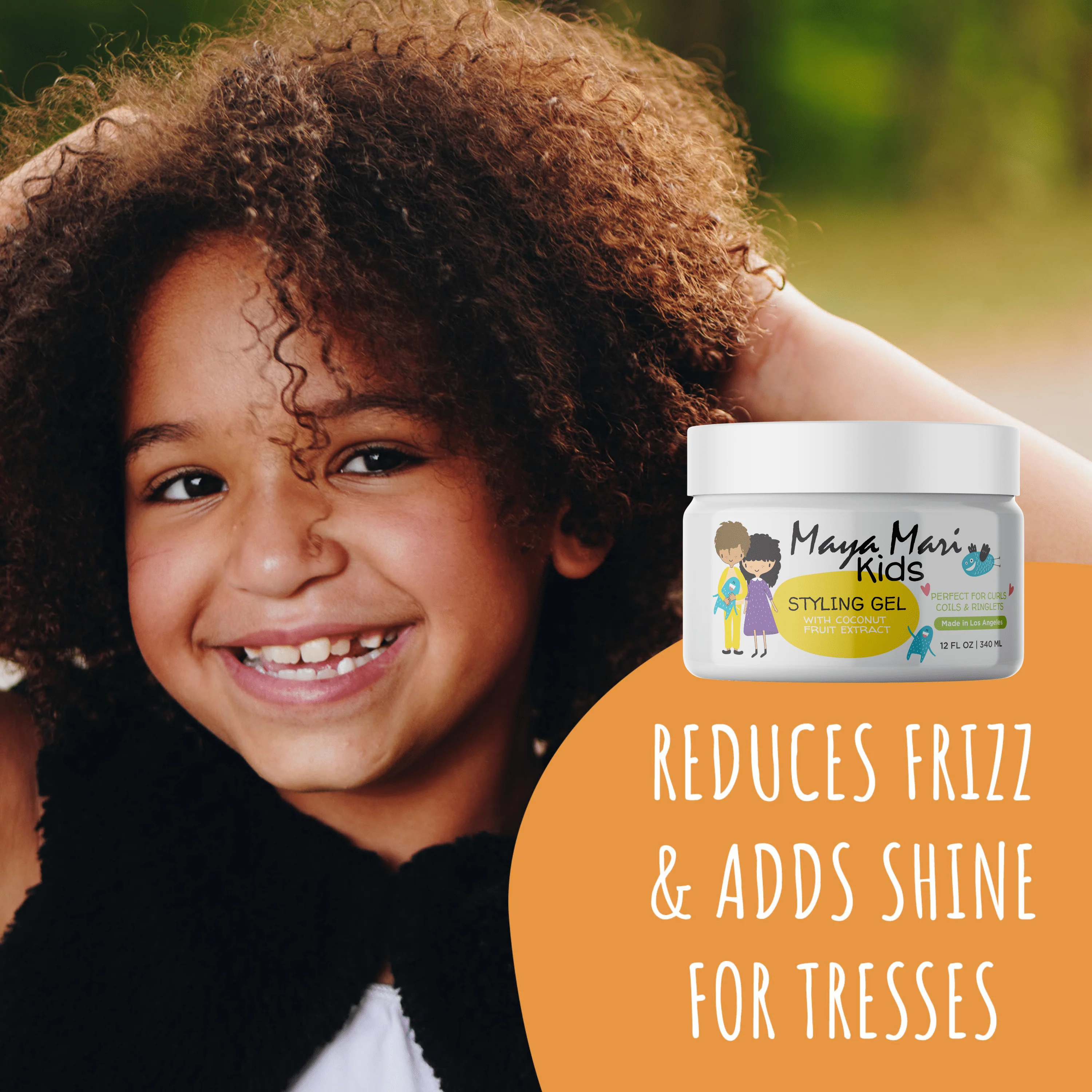 Maya Mari Kids 2in1 Shampoo + Conditioner with Tear-Free Formula and Bonus Hair Gel - Perfect for Kids Daily Hair Care Routines for Both Boys and Girls by Los Angeles Brands - Image 6