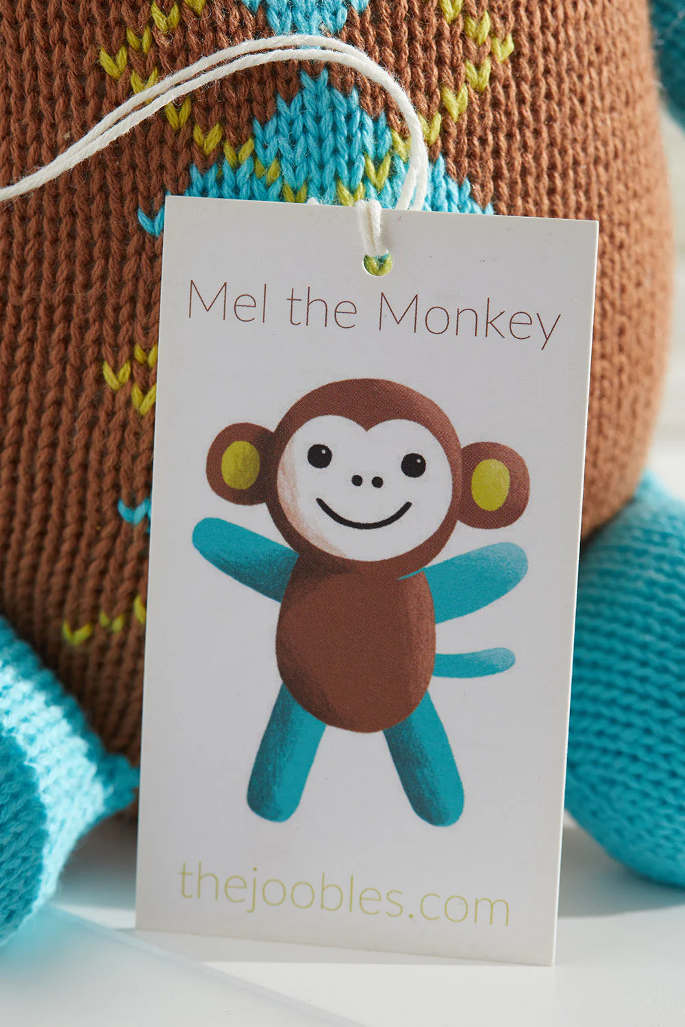 Mel the Monkey - Organic Monkey Stuffed Animal - Image 4
