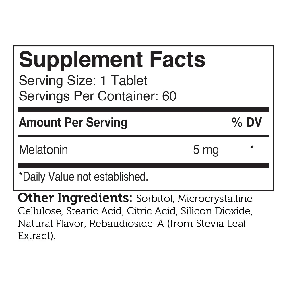 Melatonin Chewable 5 mg - Image 4