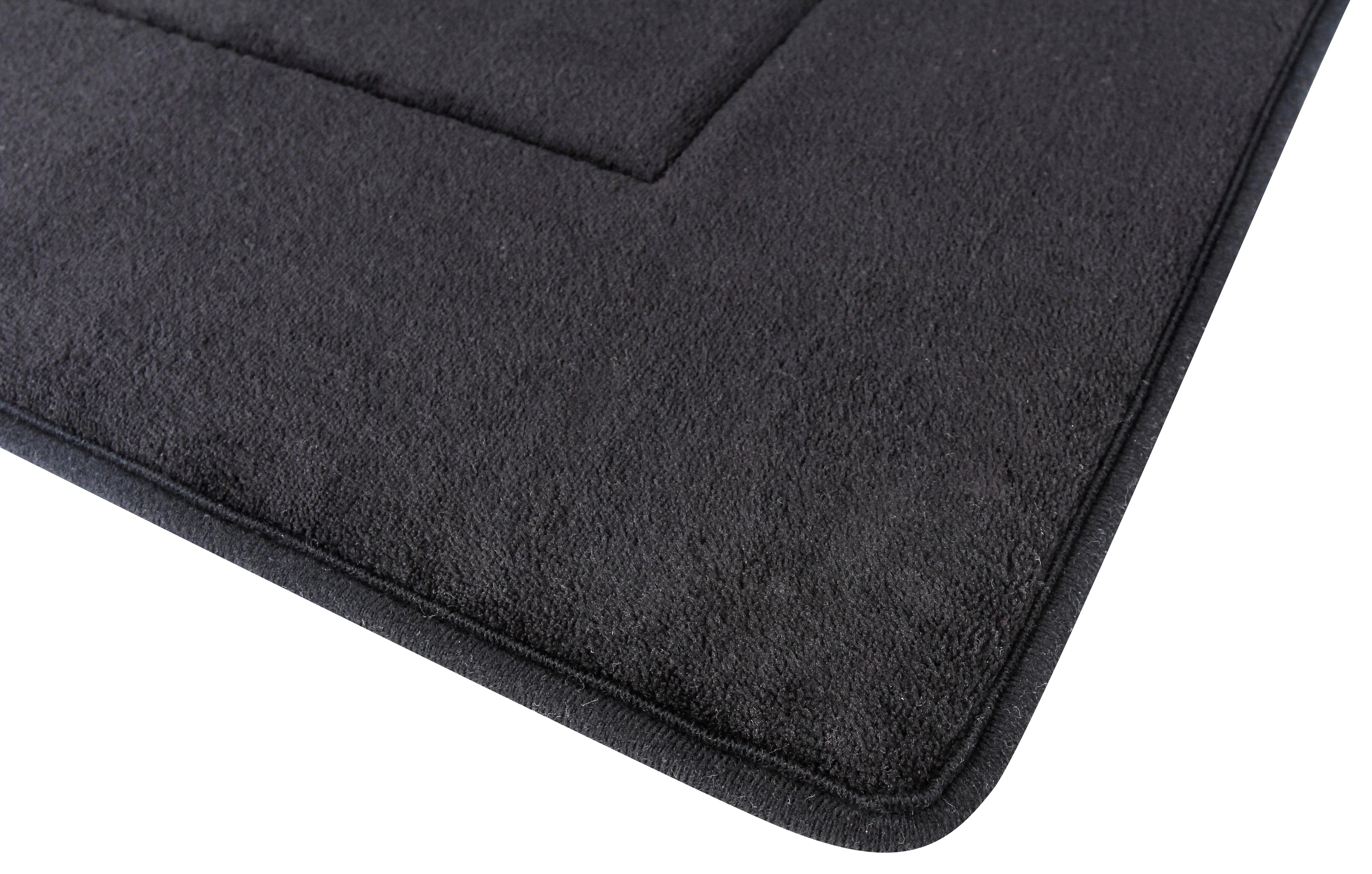 Memory Foam Bath Mat in Black, Large 21 x 34 in by The Everplush Company - Image 2