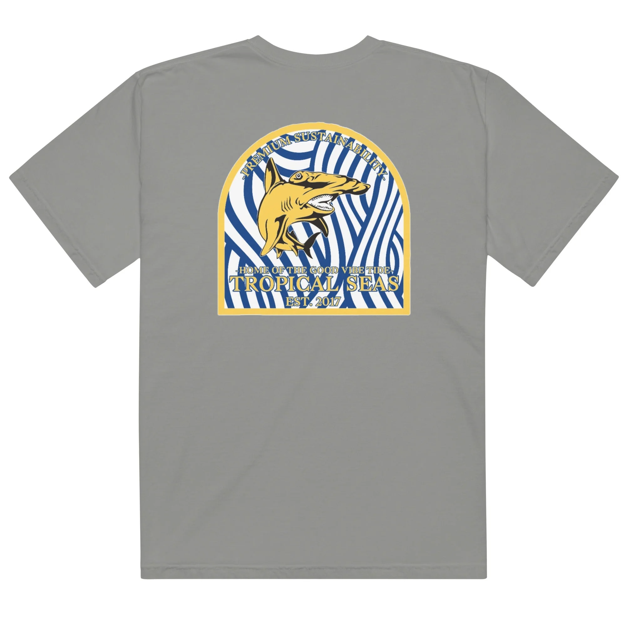 Men’s Hammerhead Shark Heavyweight T-Shirt - Image 8