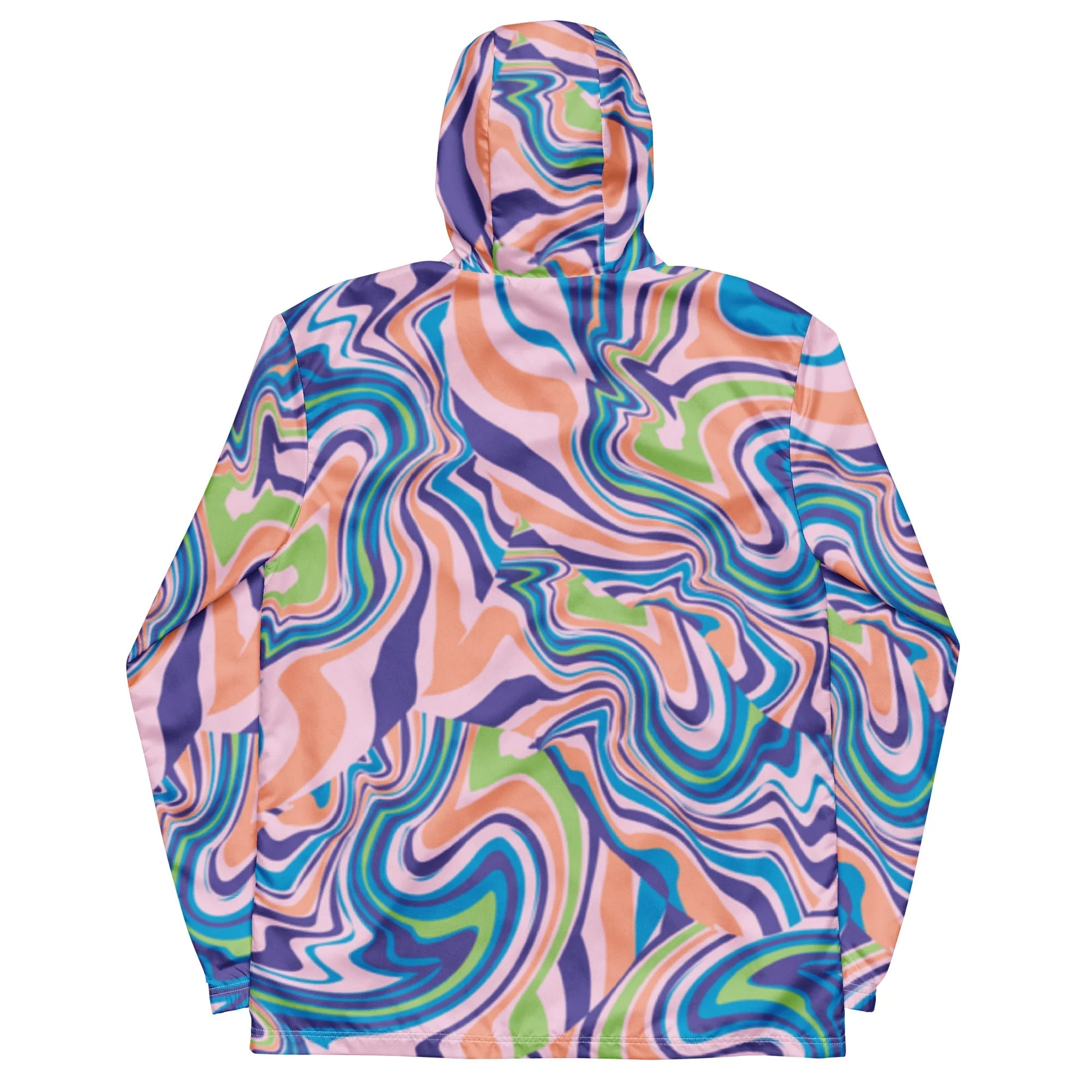 Men’s Tropical Retro Tide Windbreaker - Image 2