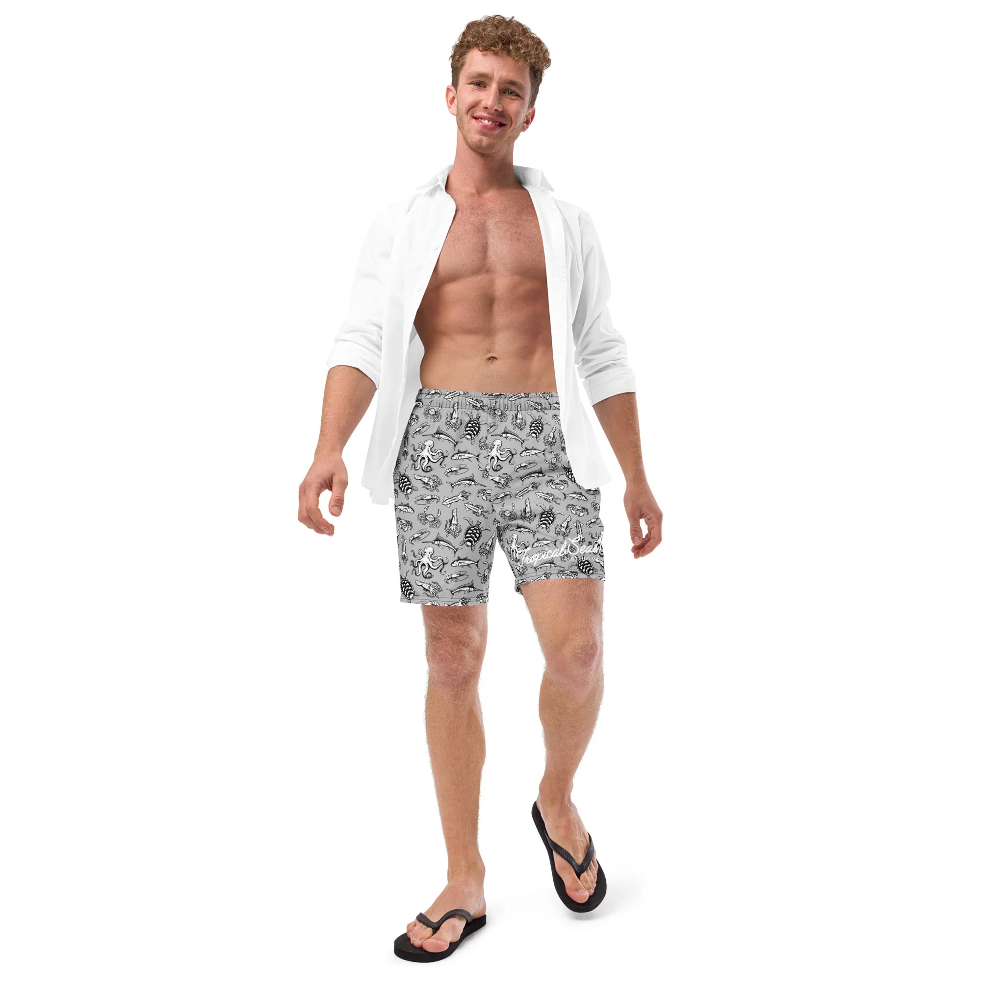 Men's Eco Night Dive Swim Trunks - Image 2