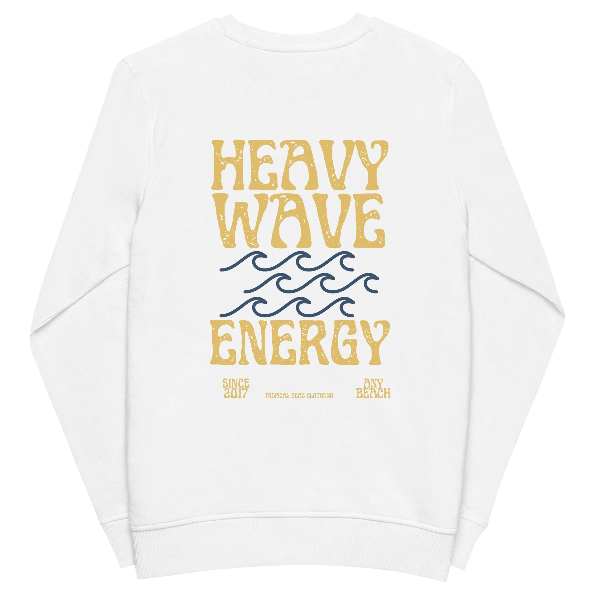 Men's Heavy Wave Energy Organic Sweatshirt - Image 6