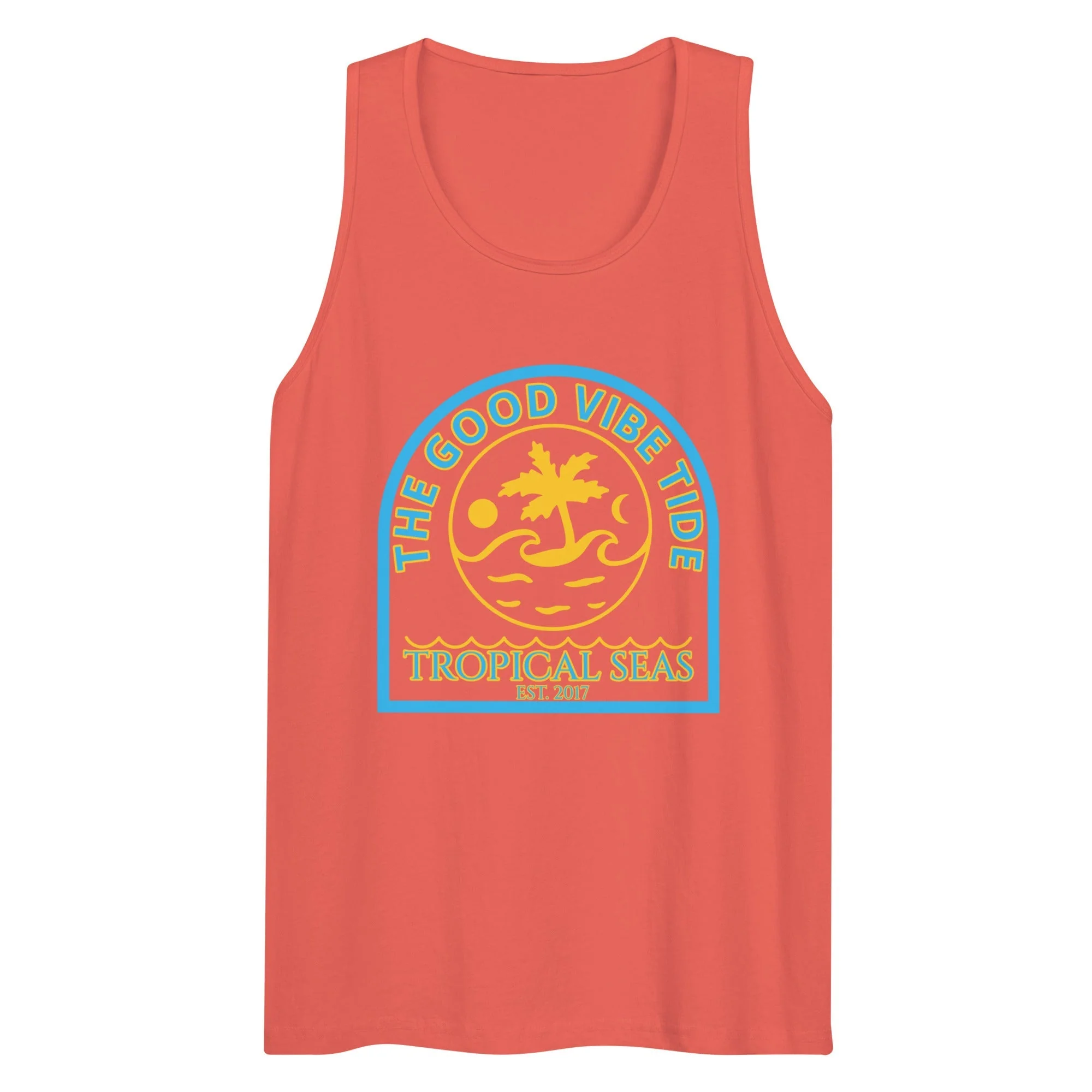Men's Premium Island Life Tropical Tank Top - Image 4