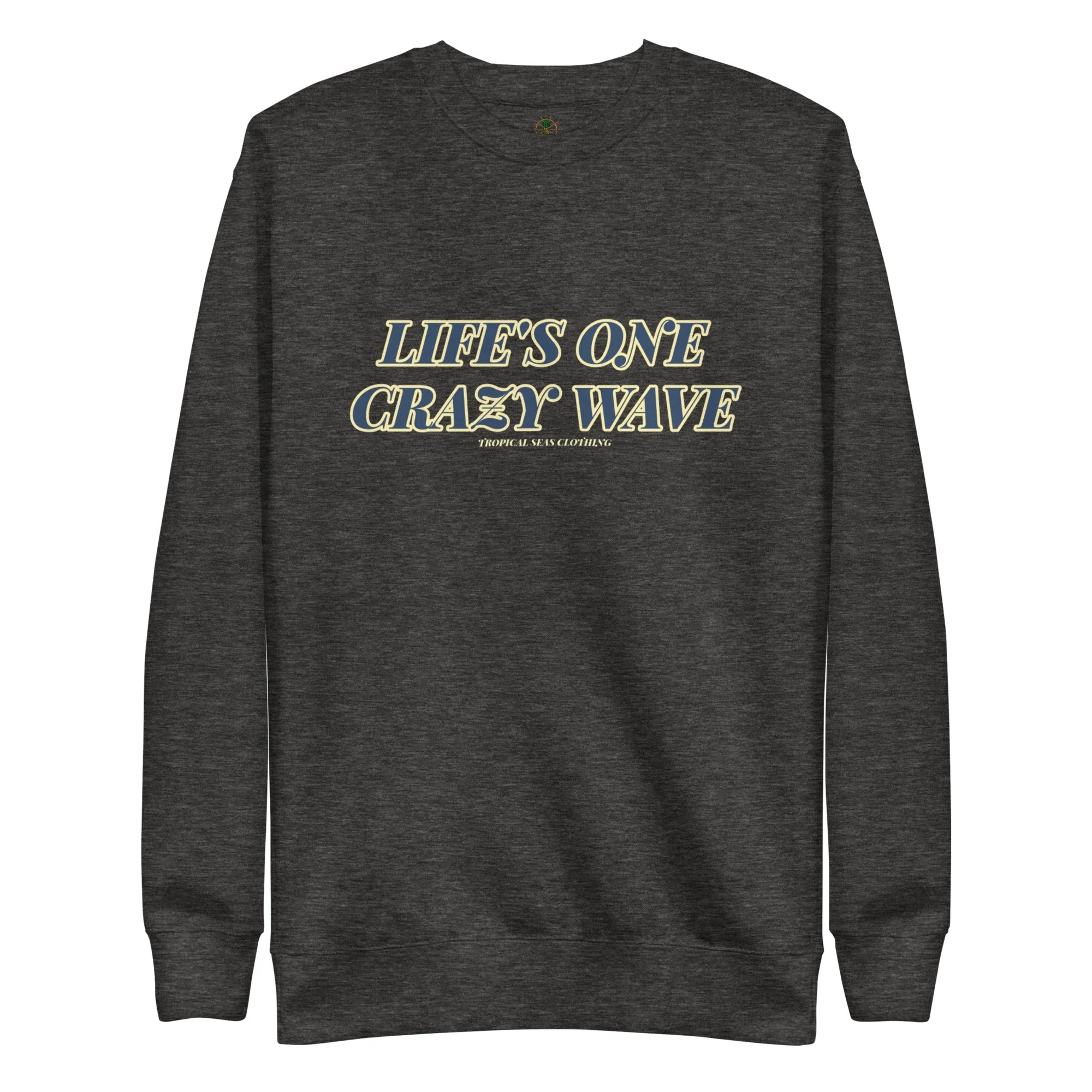 Men's Premium Life's One Crazy Wave Sweatshirt - Image 2