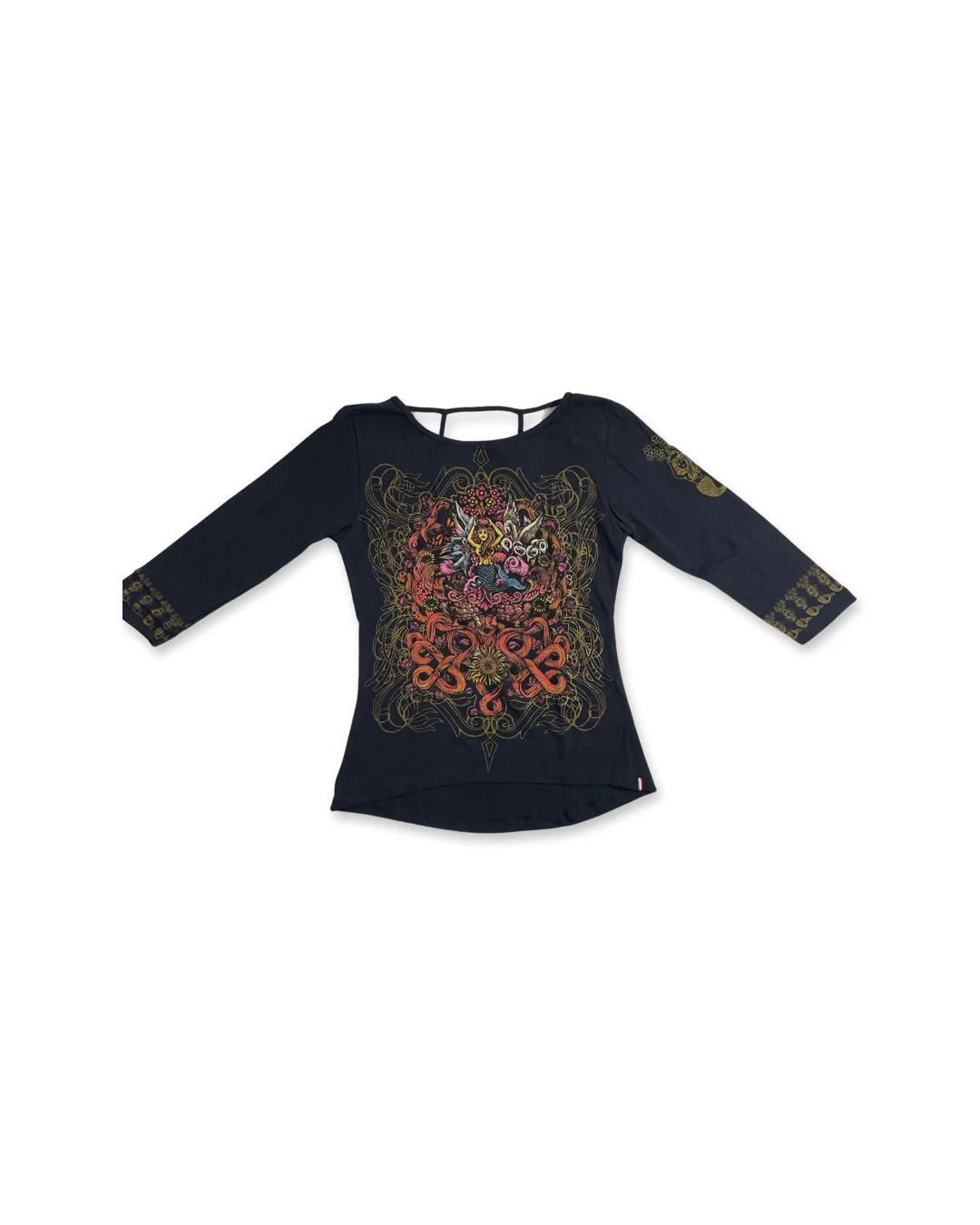 Mermaid Women's Long Sleeve Top, Blue - Image 2