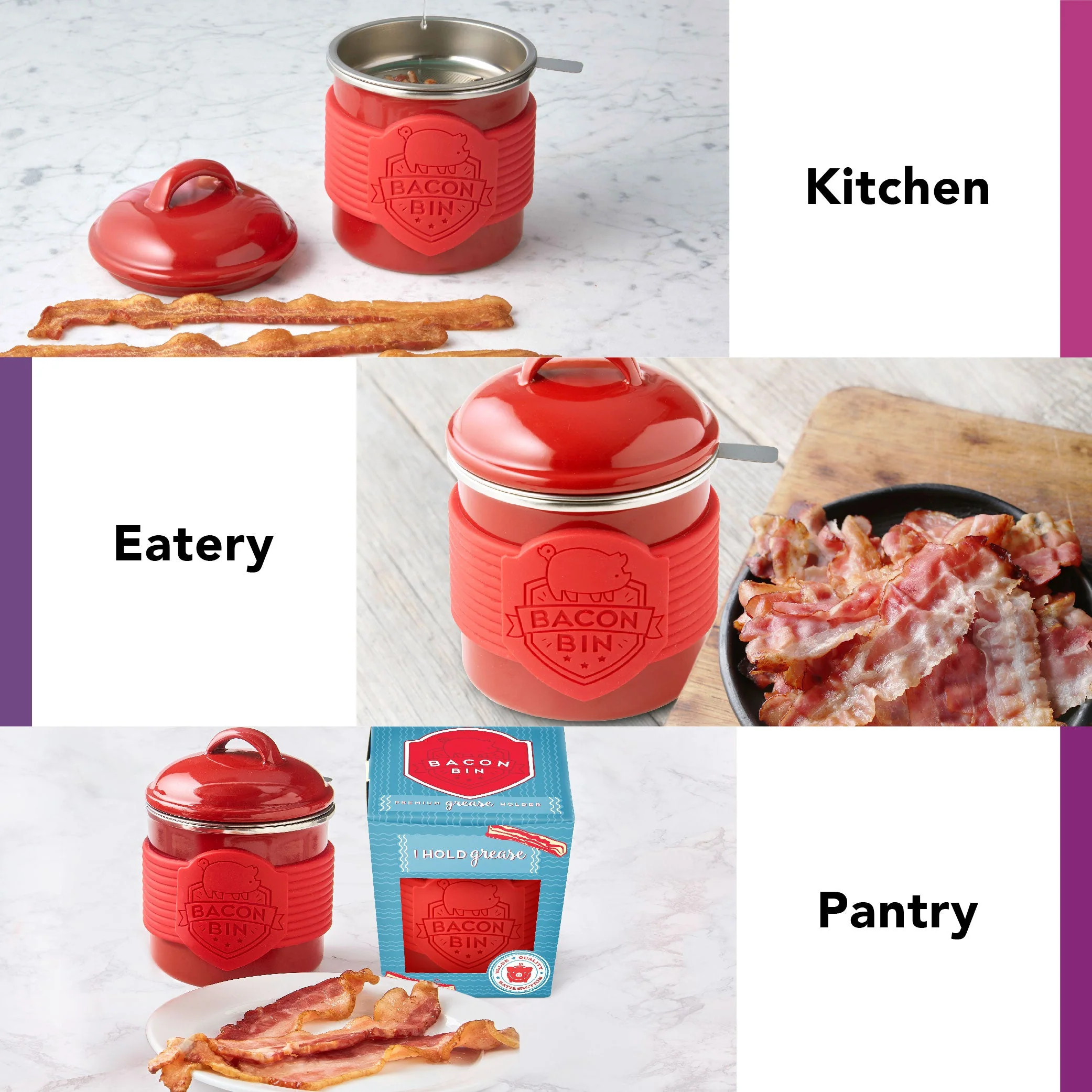 Metal Bacon Bin - Grease Holder - Image 8