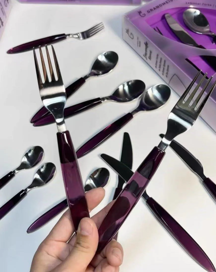 Meteor Flatware Set of 16 Pcs ( $3.5 Each ) - Sleek Modern Cutlery Silverware Set - Image 3