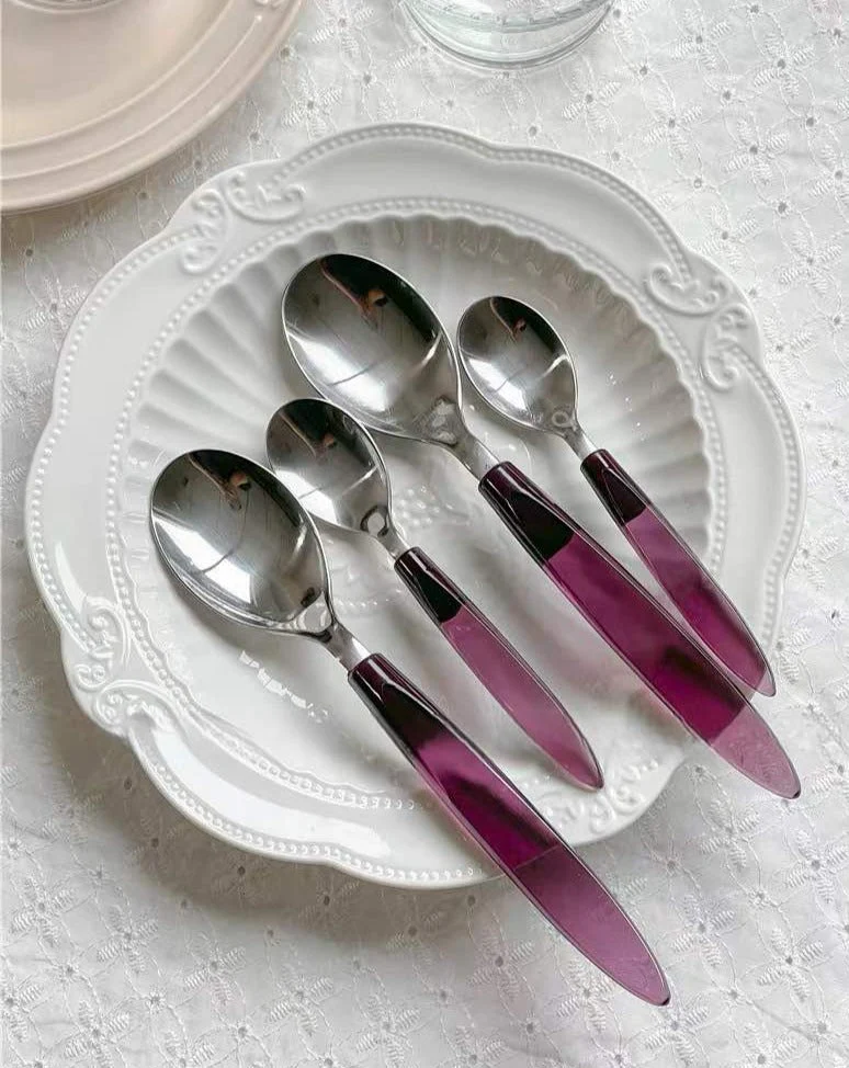 Meteor Flatware Set of 16 Pcs ( $3.5 Each ) - Sleek Modern Cutlery Silverware Set - Image 6
