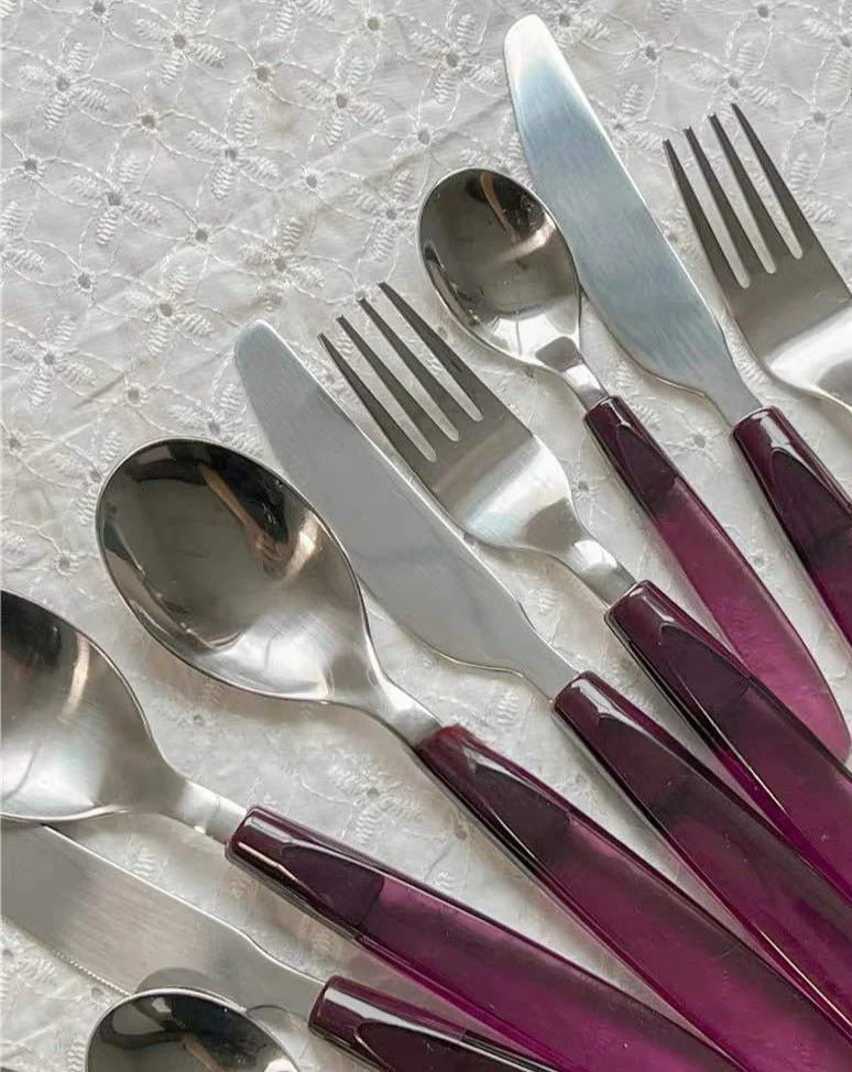 Meteor Flatware Set of 16 Pcs ( $3.5 Each ) - Sleek Modern Cutlery Silverware Set - Image 8