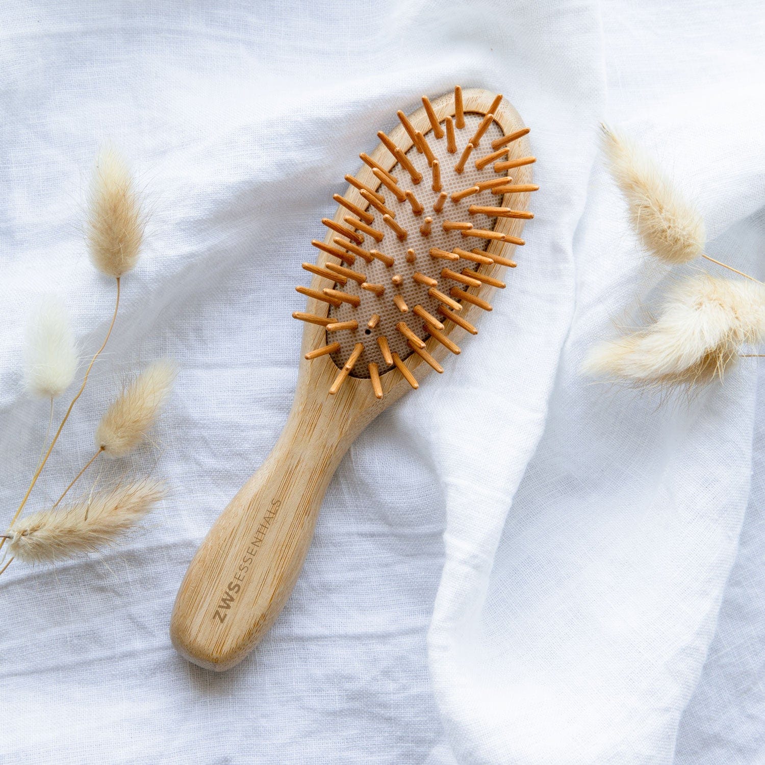 Mini Bamboo Hair Brush - Zero Waste Hair Brush, 100% Bamboo, Plastic Free, Compostable - Image 7