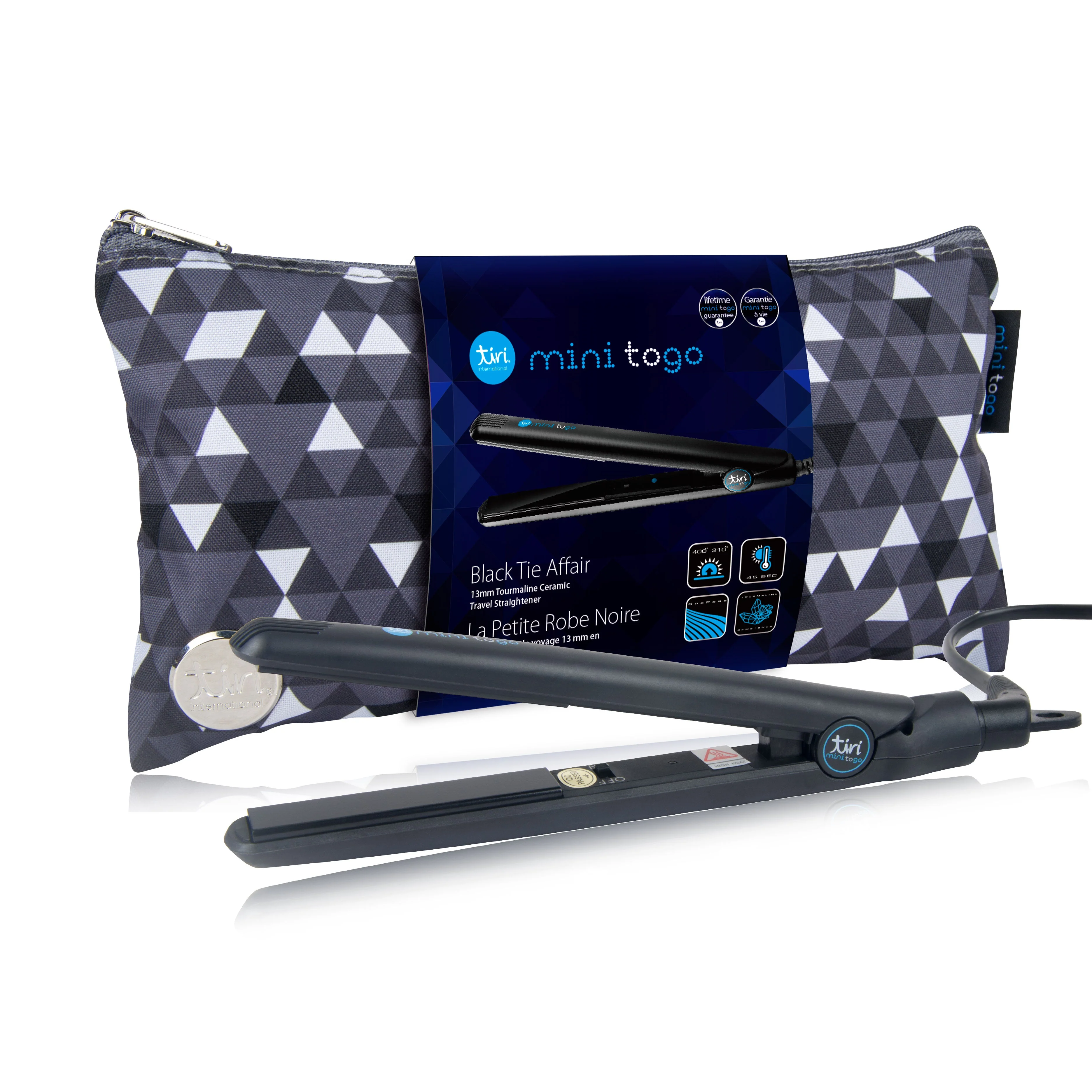 Mini ToGo Flat Iron with Travel Carrying Bag - Image 4