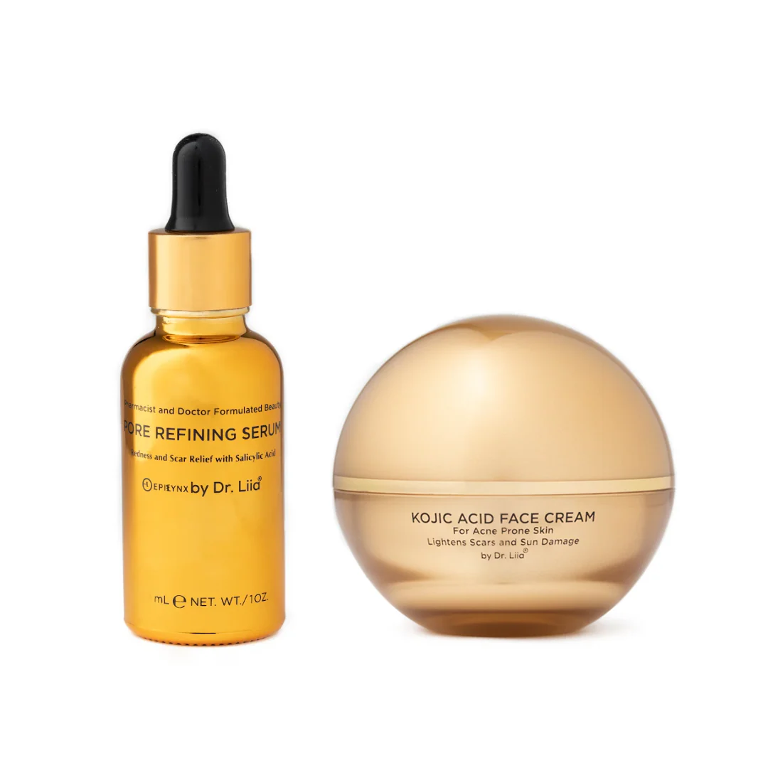 Moisturizer Set for Acne Prone Skin and Acne Scars - Brightening - Image 8