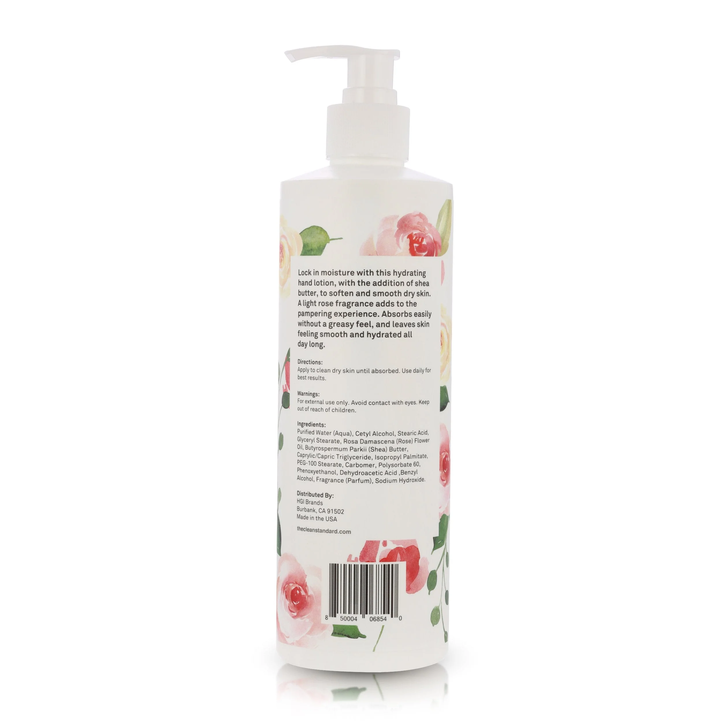 Moisturizing Hand Lotion for Dry Skin and Moisturizer with Shea Butter, Rose Flower Oil | Hydrating Non Greasy Hand Cream for Women and Men by THE CLEAN STANDARD | 2 Bottle Set x 16 fl oz with Lotion Pump by  Los Angeles Brands - Image 7