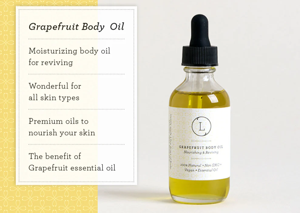 Moisturizing set with Grapefruit body oil and Body scrub - Image 3