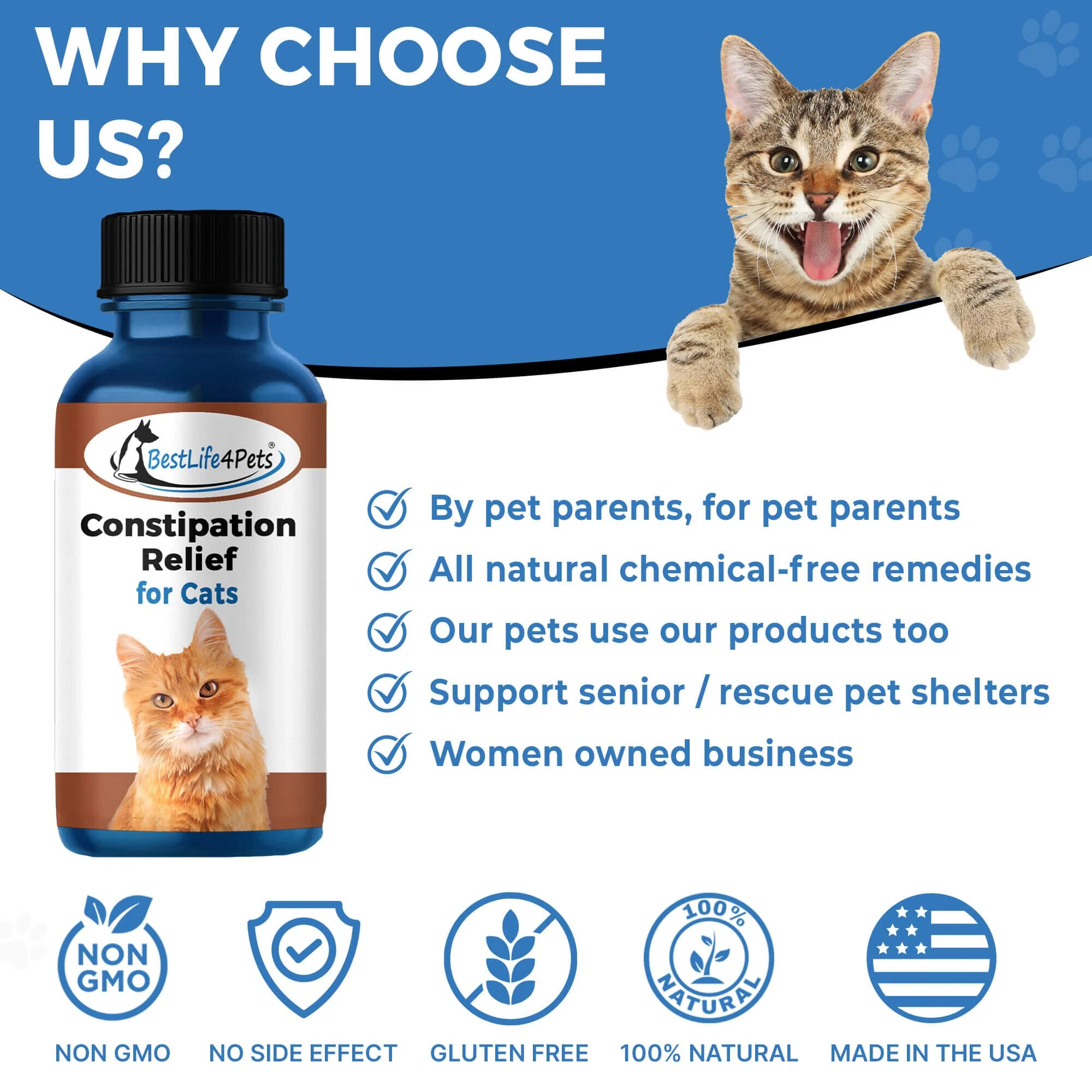 Natural Cat Laxative & Constipation Treatment by BestLife4Pets - Image 6