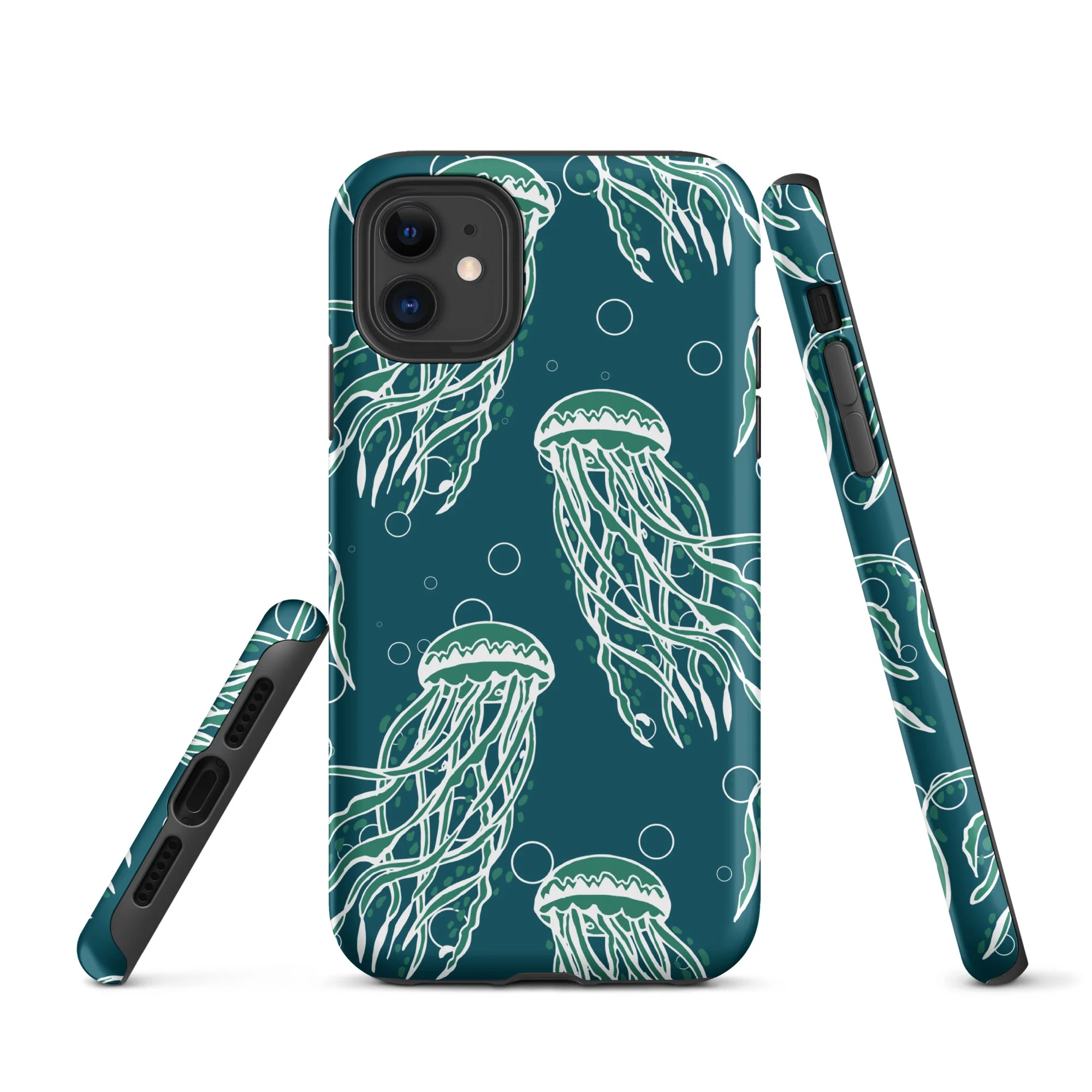 Nautical Jellyfish Tough Case for iPhone® - Image 3
