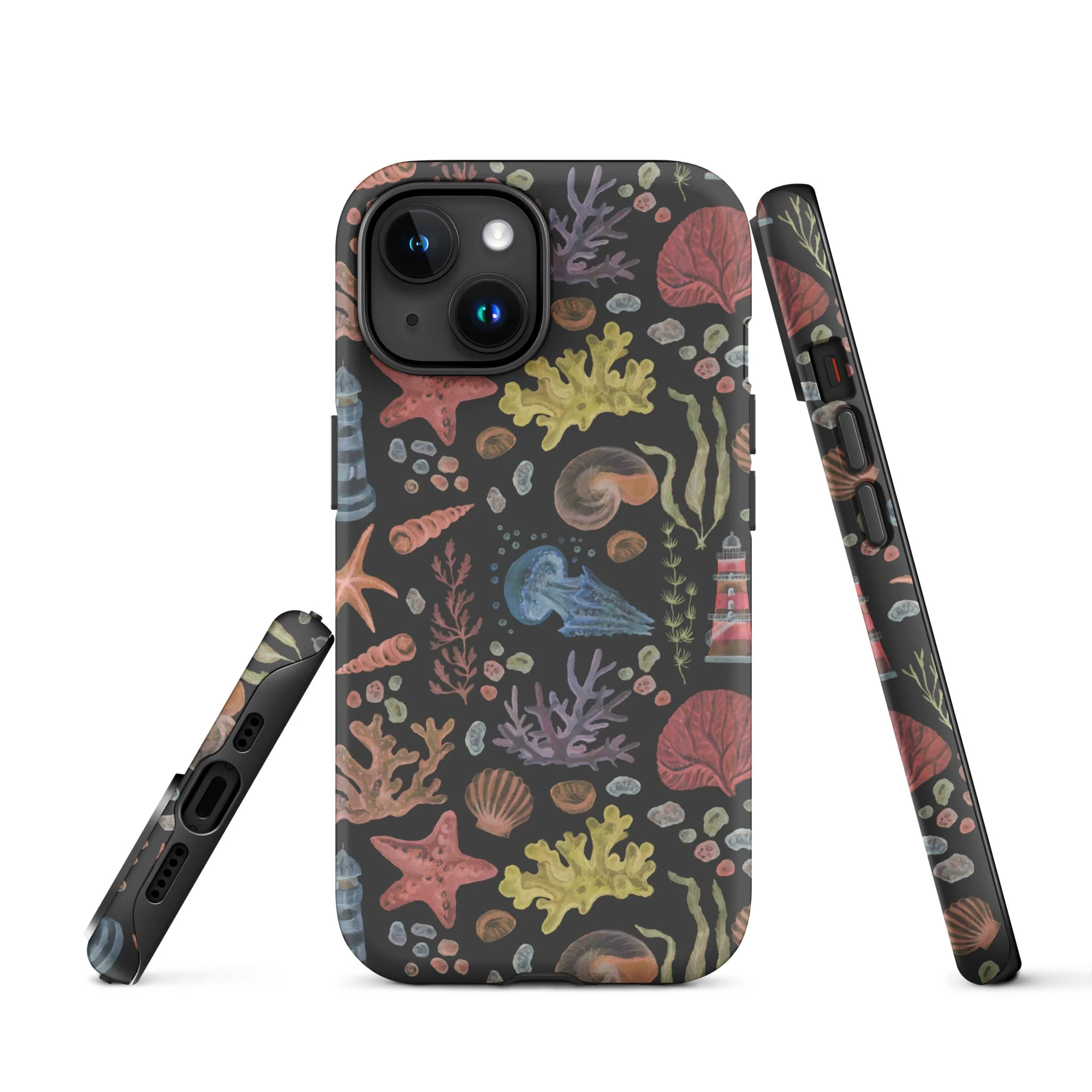 Nautical Tropic Reef Pattern Tough Case for iPhone® - Image 18