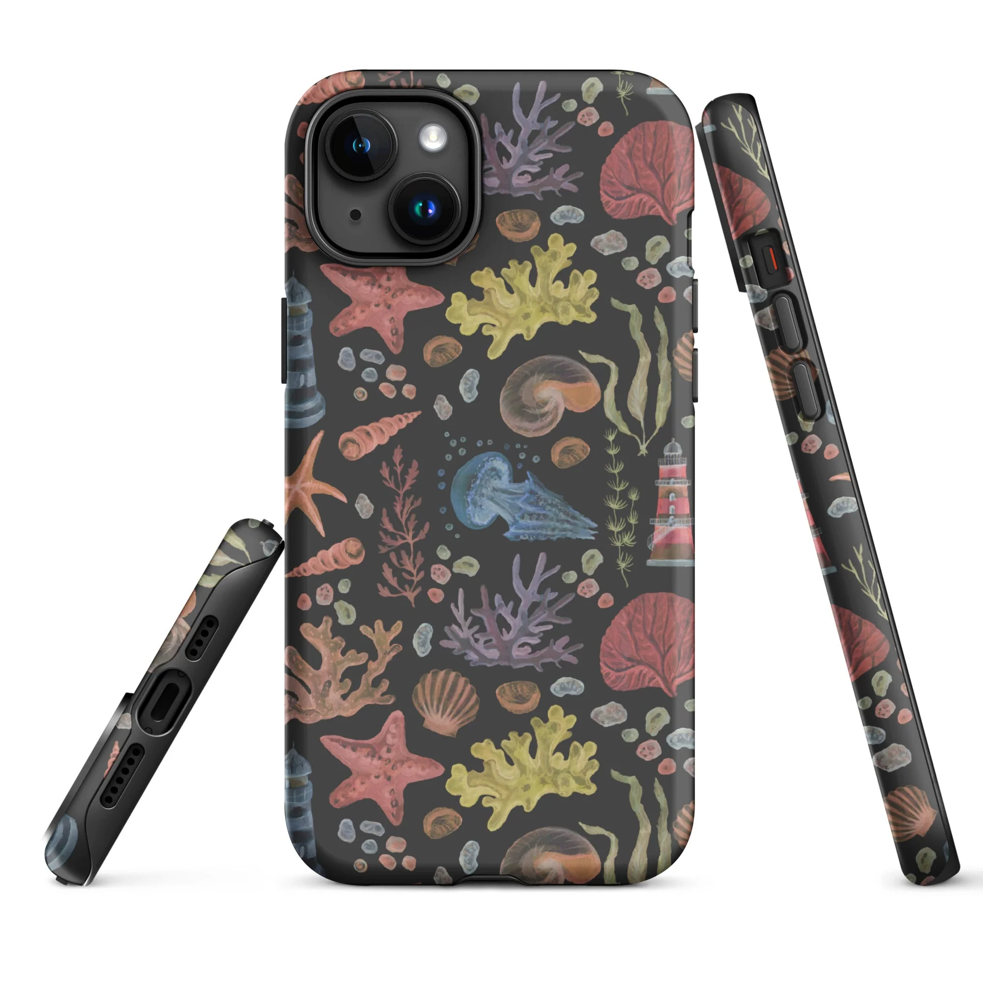 Nautical Tropic Reef Pattern Tough Case for iPhone® - Image 19