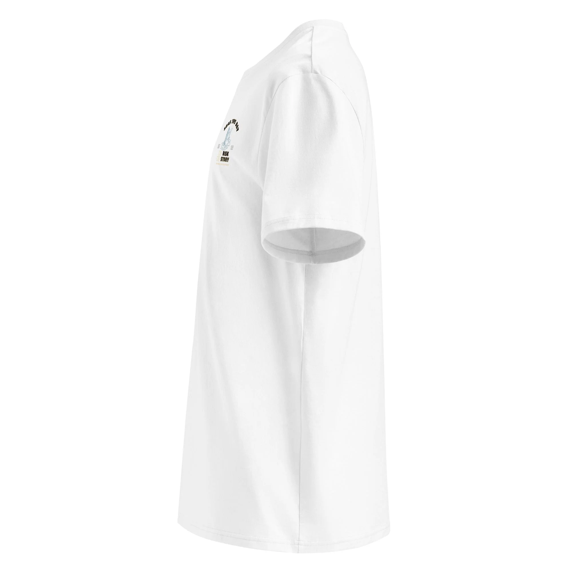 No Risk No Story Seas the Day - Shark Organic Cotton T-Shirt - Image 14