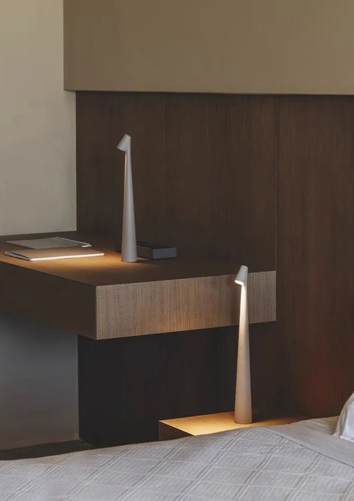 Nordic Portable Table Beside Lamp, Modern Dimmable LED Nursery Light - Image 3