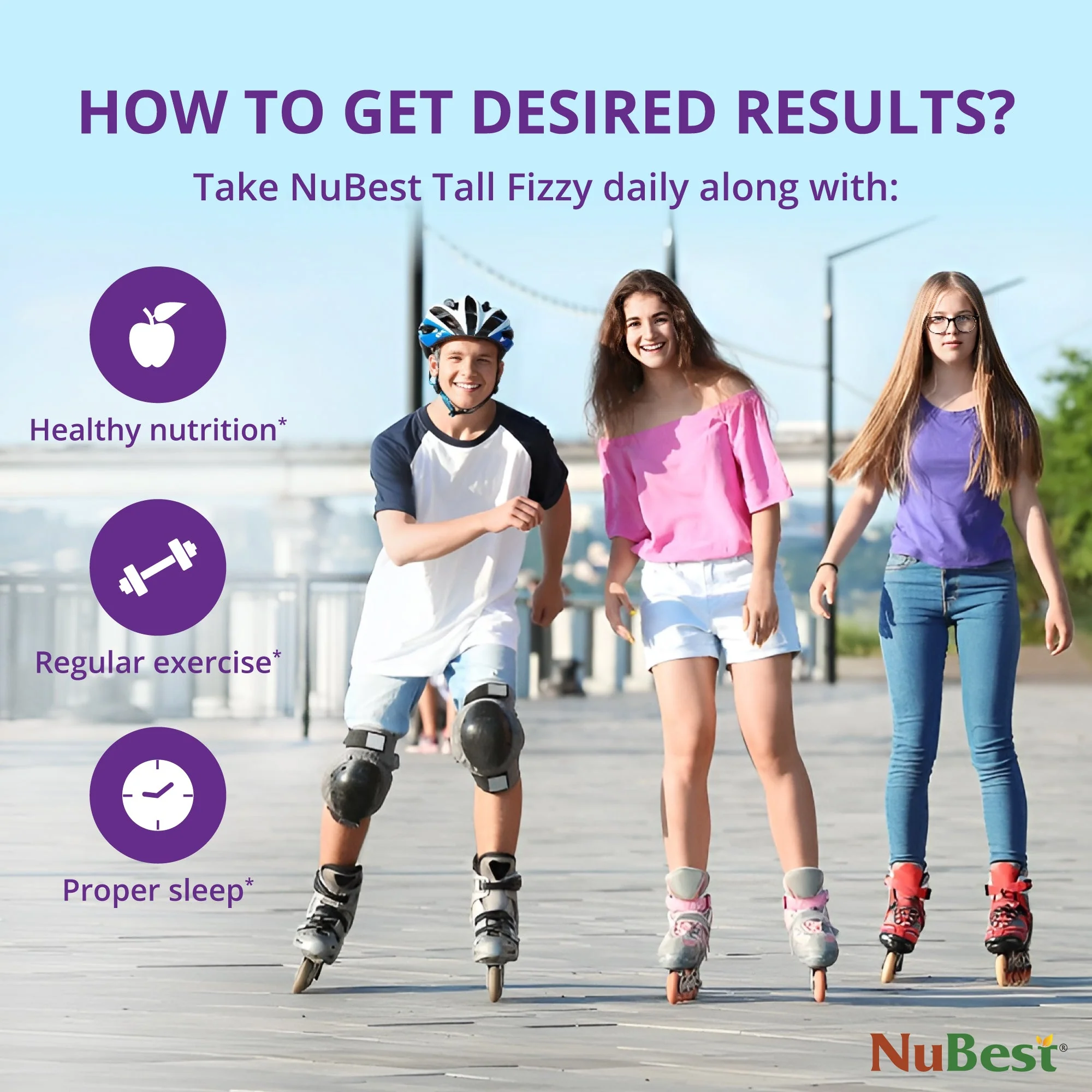 NuBest Tall Fizzy, Effervescent Tablets for Ages 4+, Orange Flavor, 10 Servings by NuBest Nutrition® - Image 10