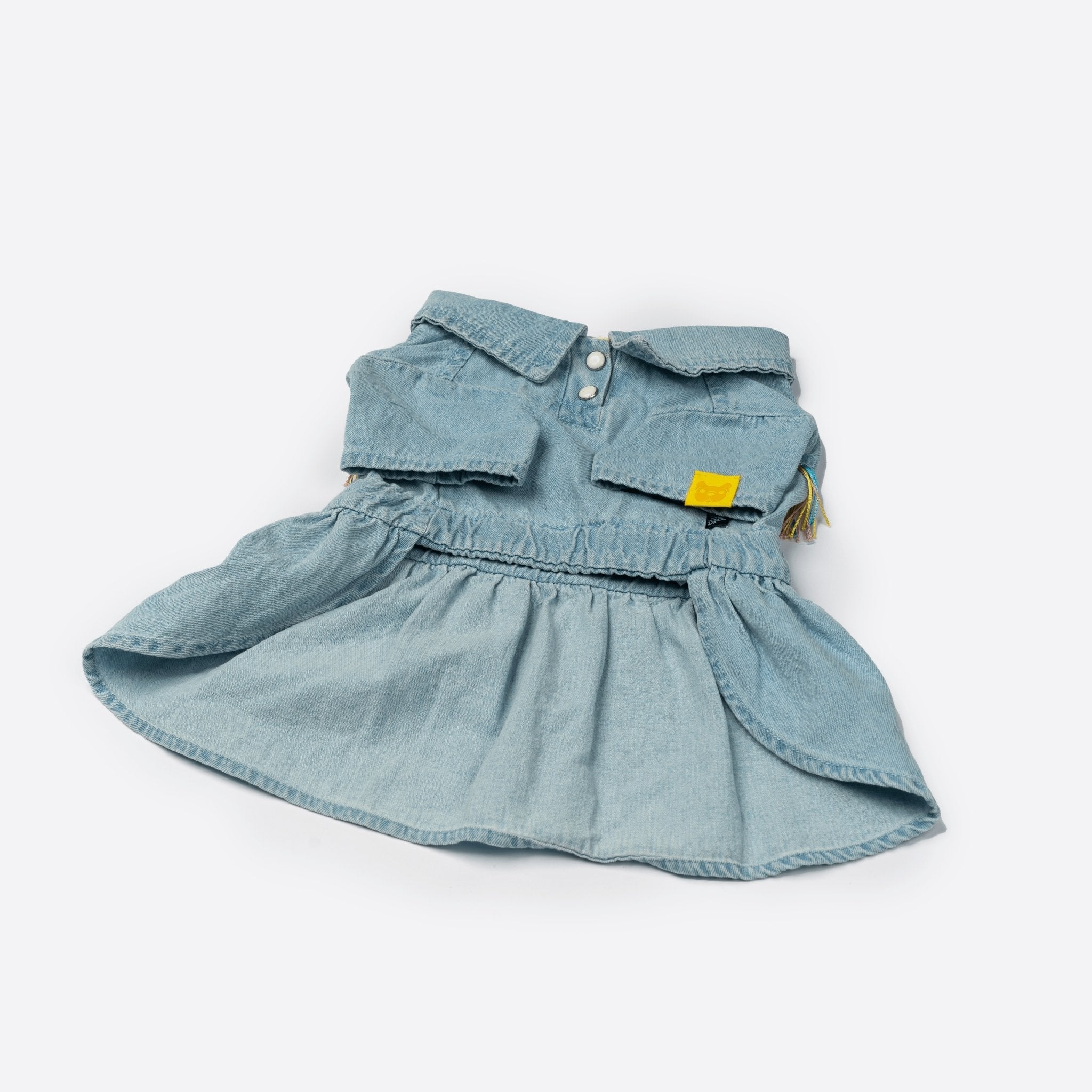 Ocean Denim Dog Dress - Image 4