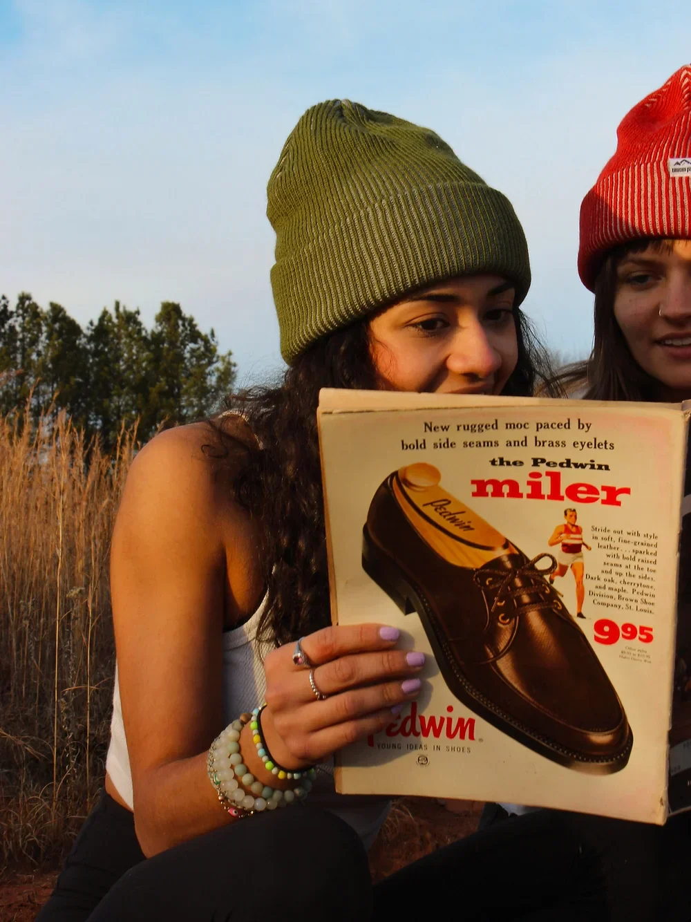 OLIVE WOOL BEANIE - Image 2