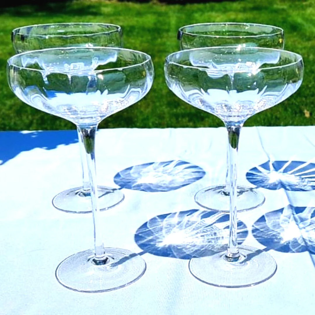 Opulent Rounded Coupe Cocktail Glasses, Set of 4 - Image 6