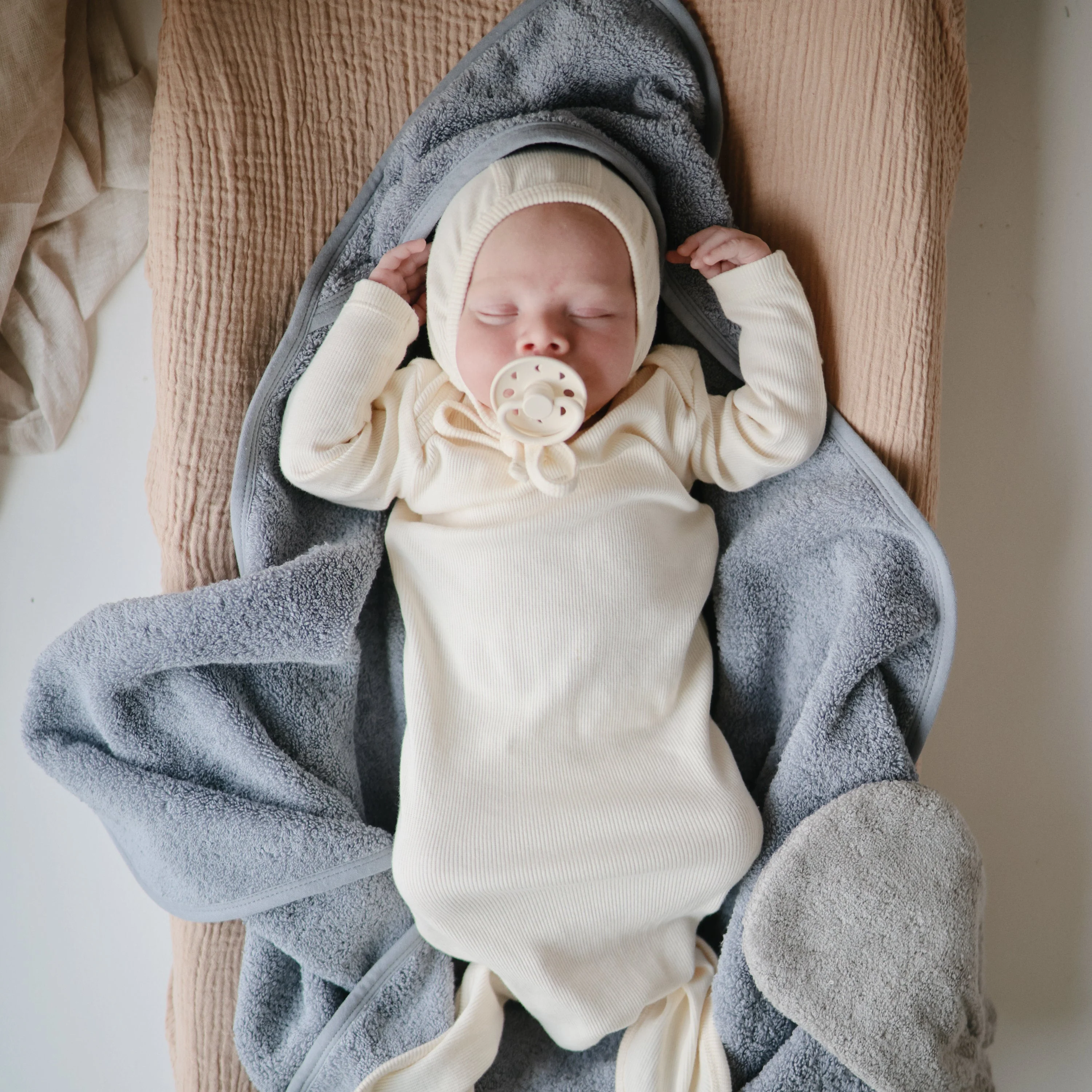 Organic Cotton Baby Hooded Towel - Image 46