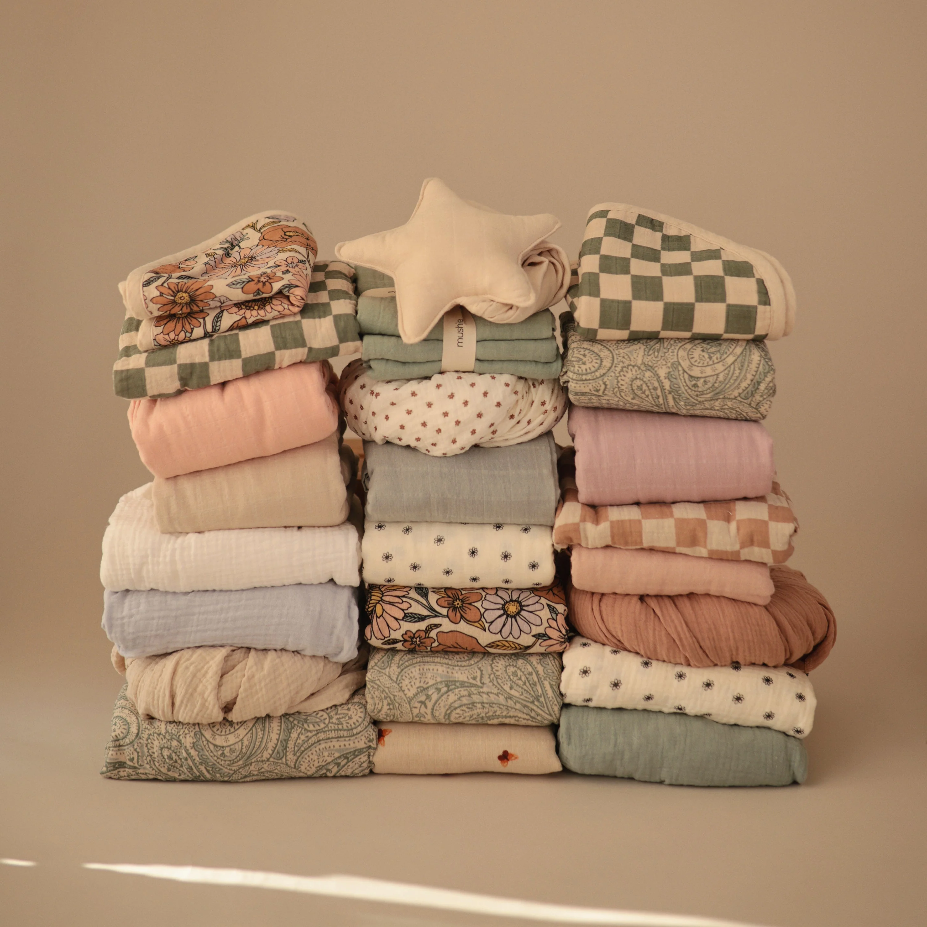 Organic Cotton Muslin Burp Cloth 2-Pack - Image 48
