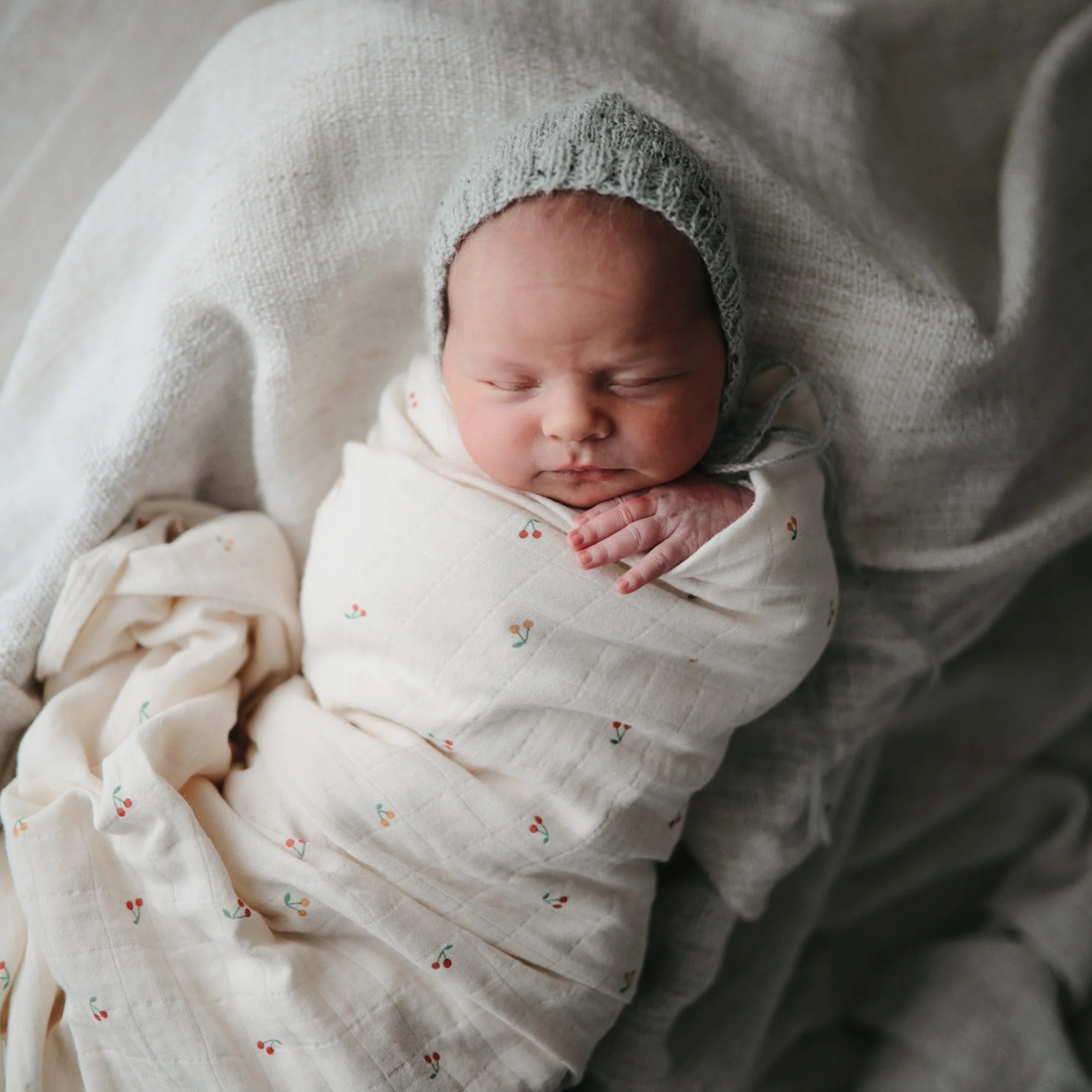 Organic Cotton Muslin Swaddle Blanket - Image 103