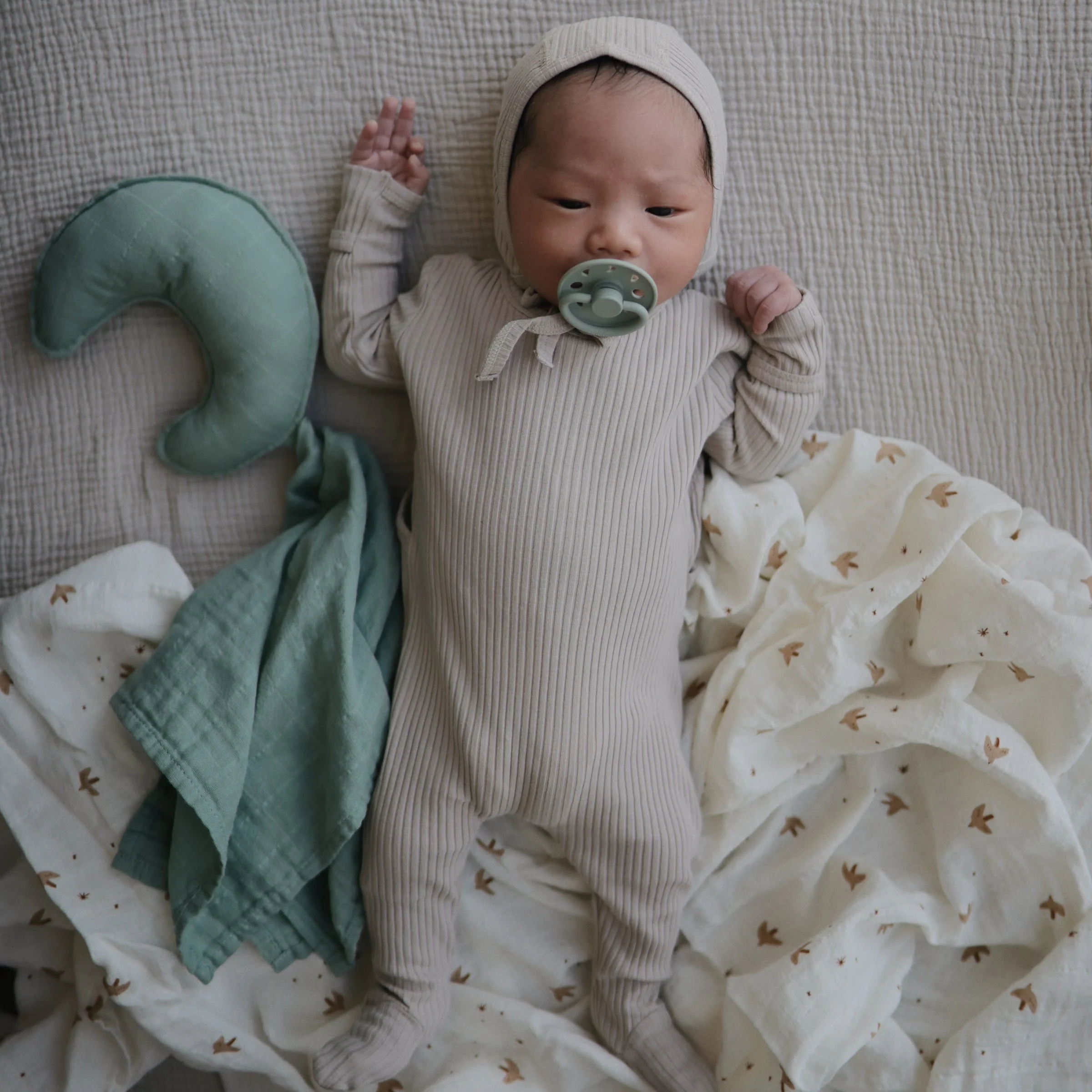 Organic Cotton Muslin Swaddle Blanket - Image 95