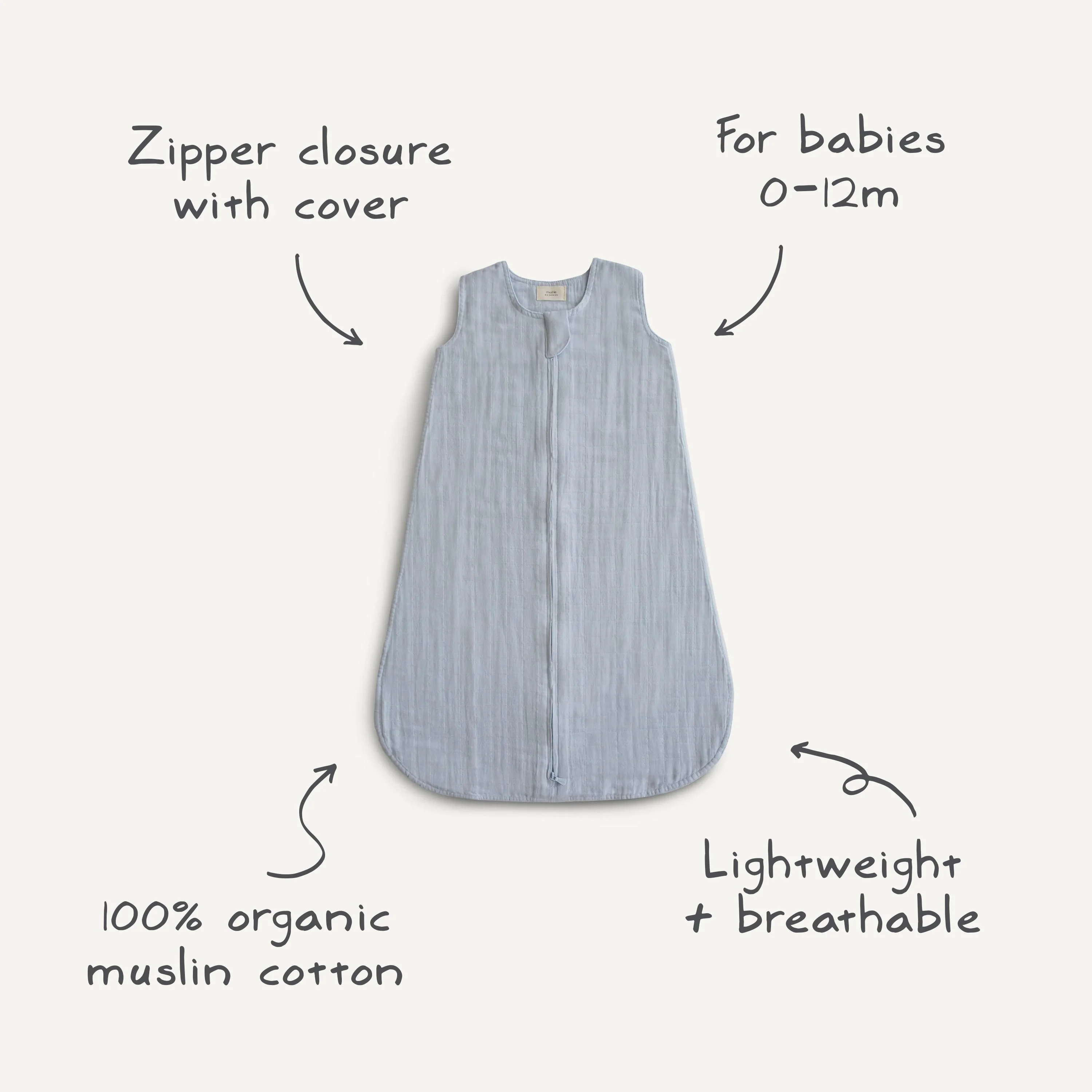 Organic Cotton Sleep Bag - Image 58