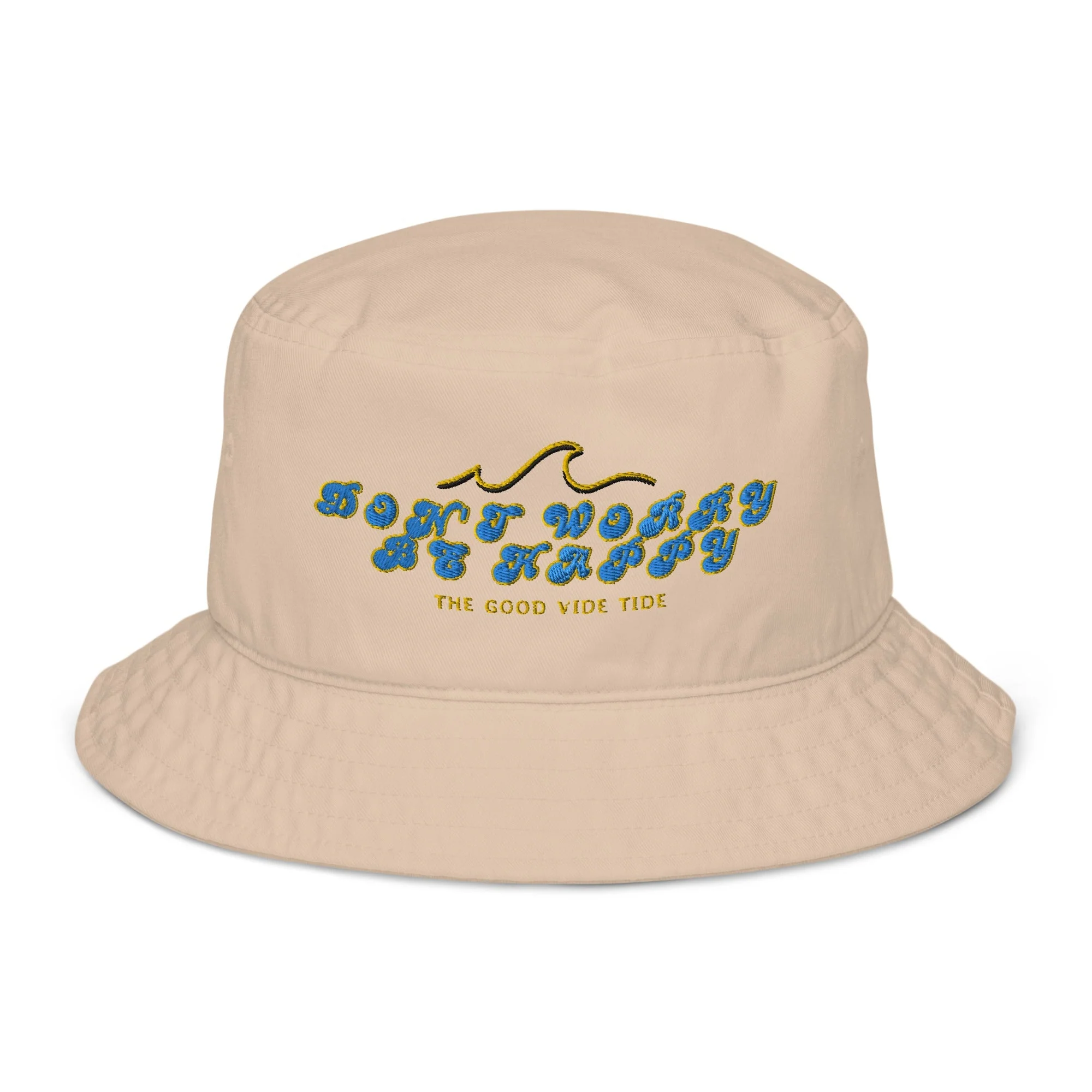 Organic Don't Worry, Be Happy Bucket Hat - Image 3