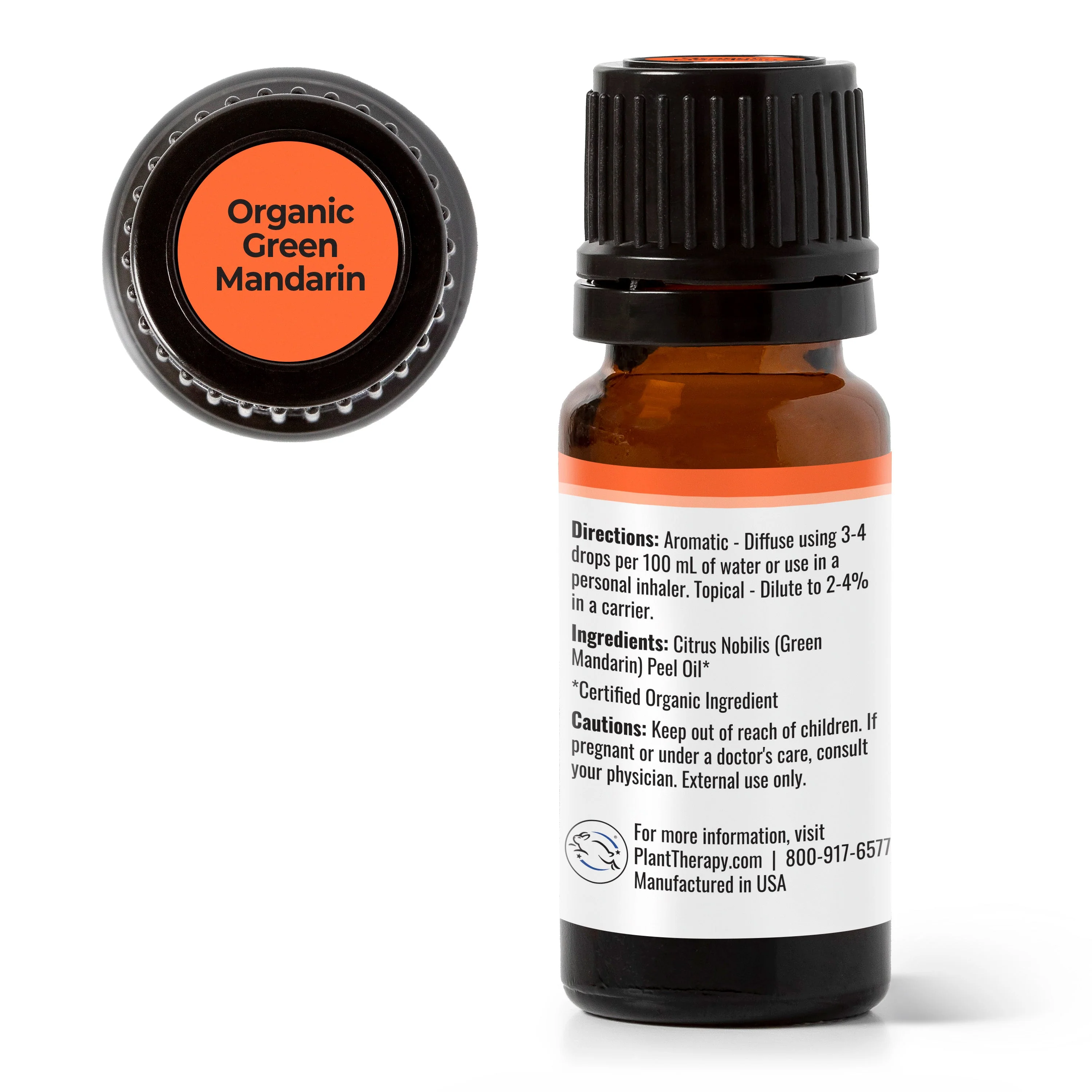 Organic Green Mandarin Essential Oil - Image 4