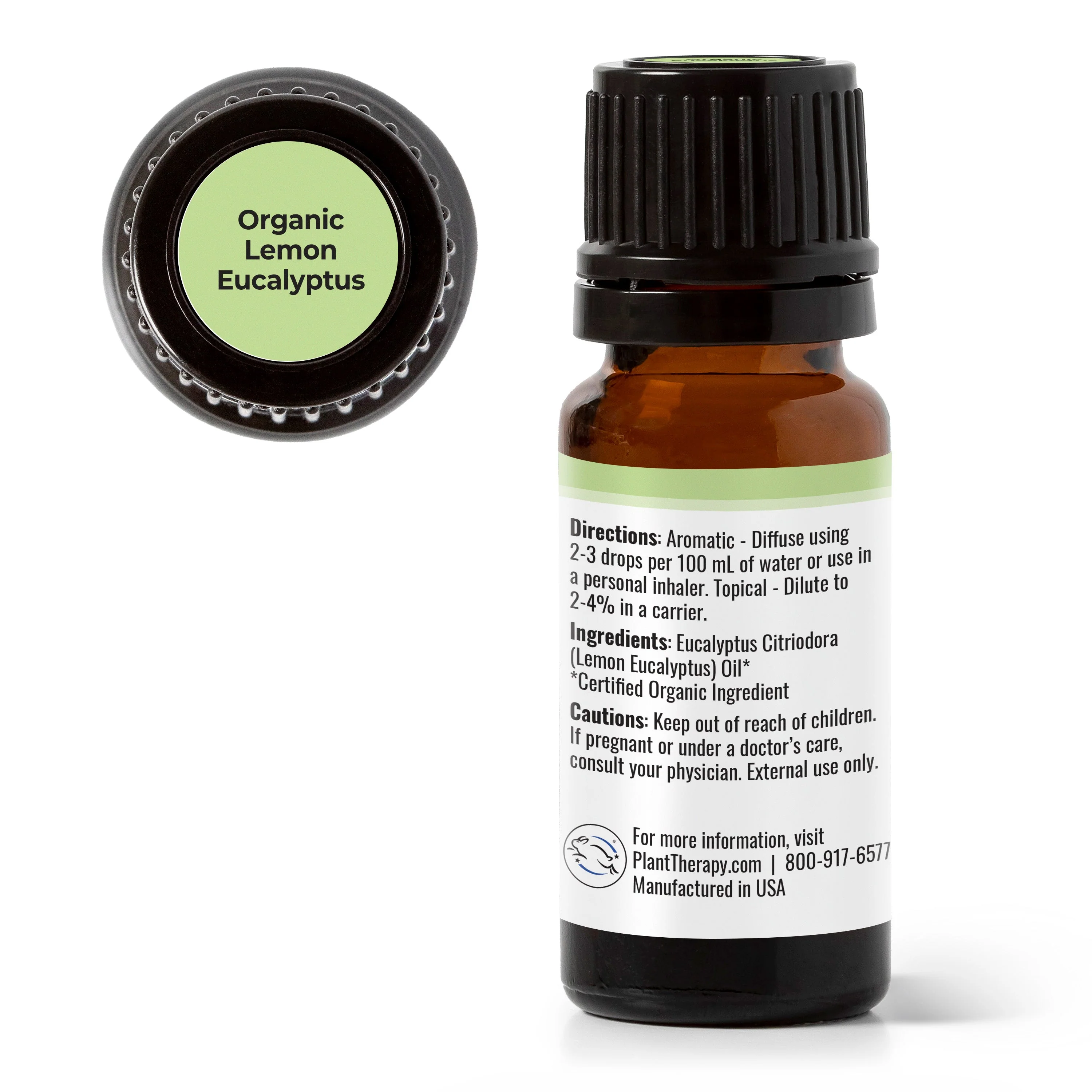 Organic Lemon Eucalyptus Essential Oil - Image 4