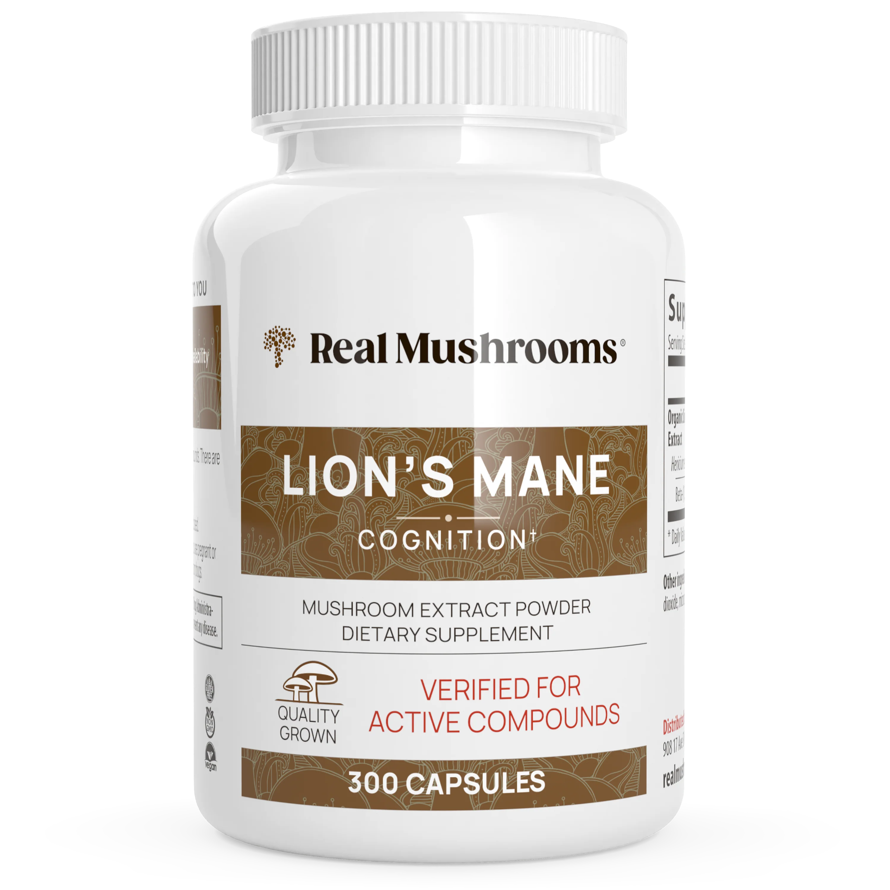 Organic Lions Mane Extract Capsules by Real Mushrooms - Image 7