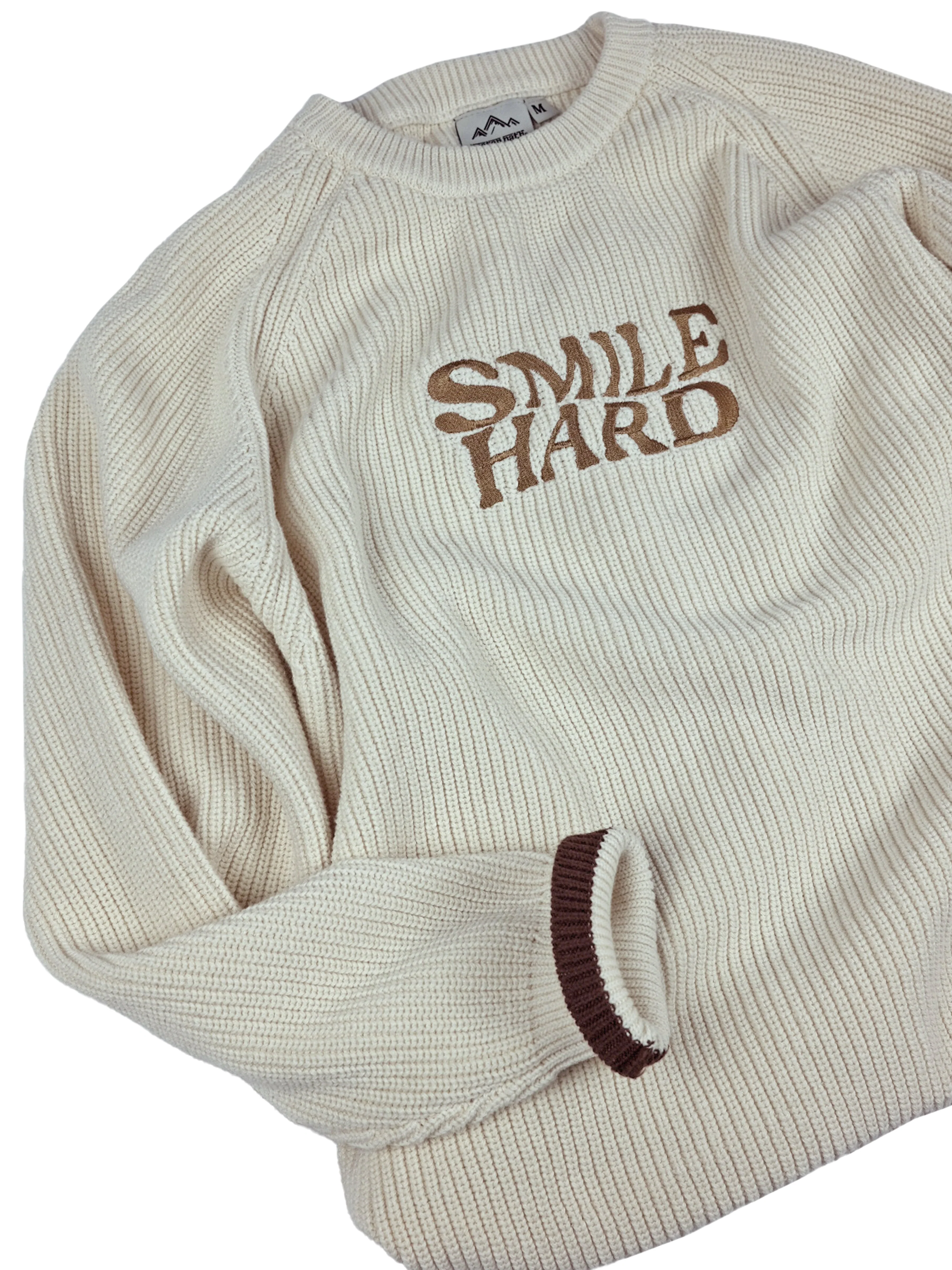 OVERSIZED HEAVYWEIGHT SMILE HARD SWEATER - Image 4