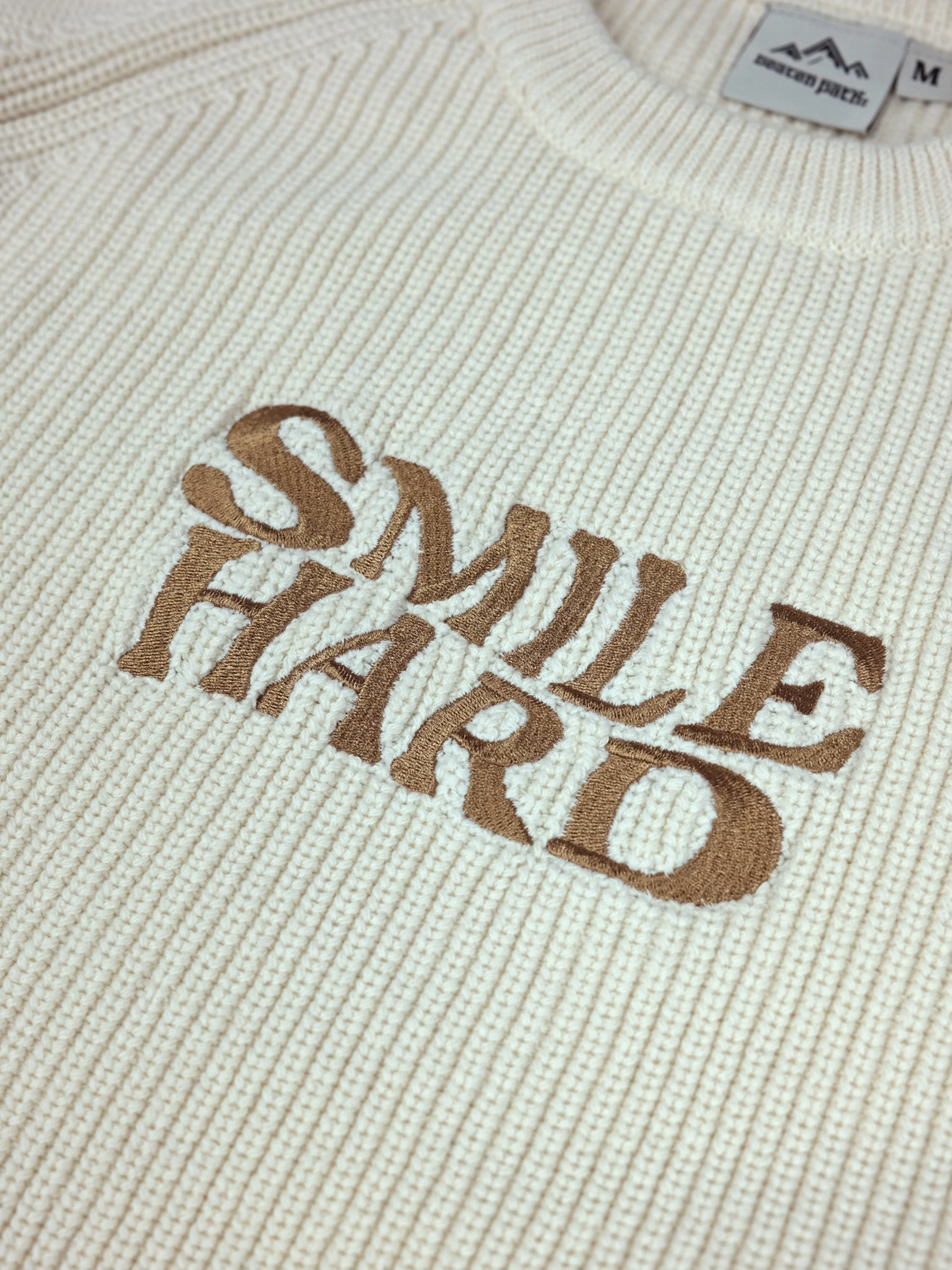 OVERSIZED HEAVYWEIGHT SMILE HARD SWEATER - Image 6