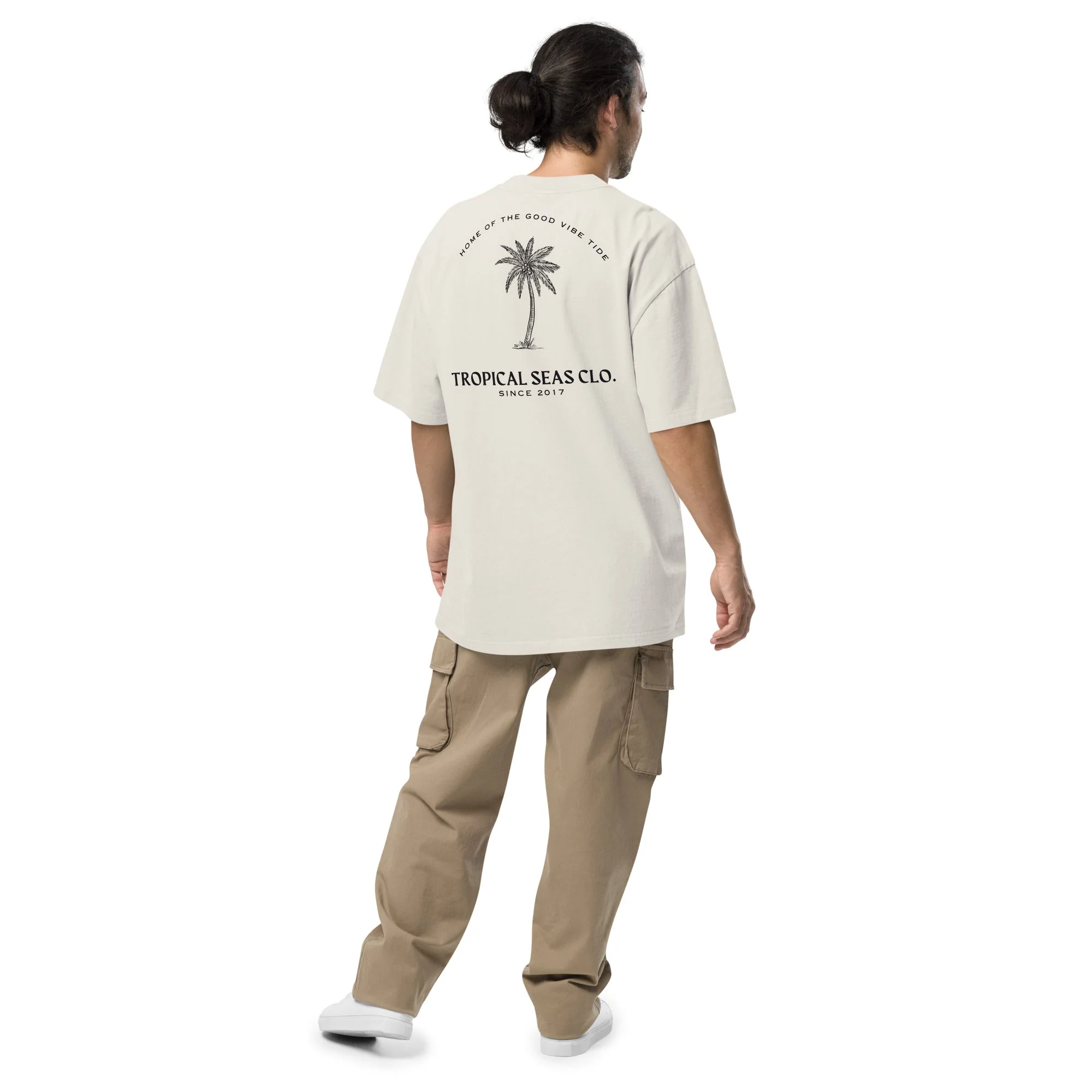 Oversized Perfect Palm faded t-shirt - Image 3