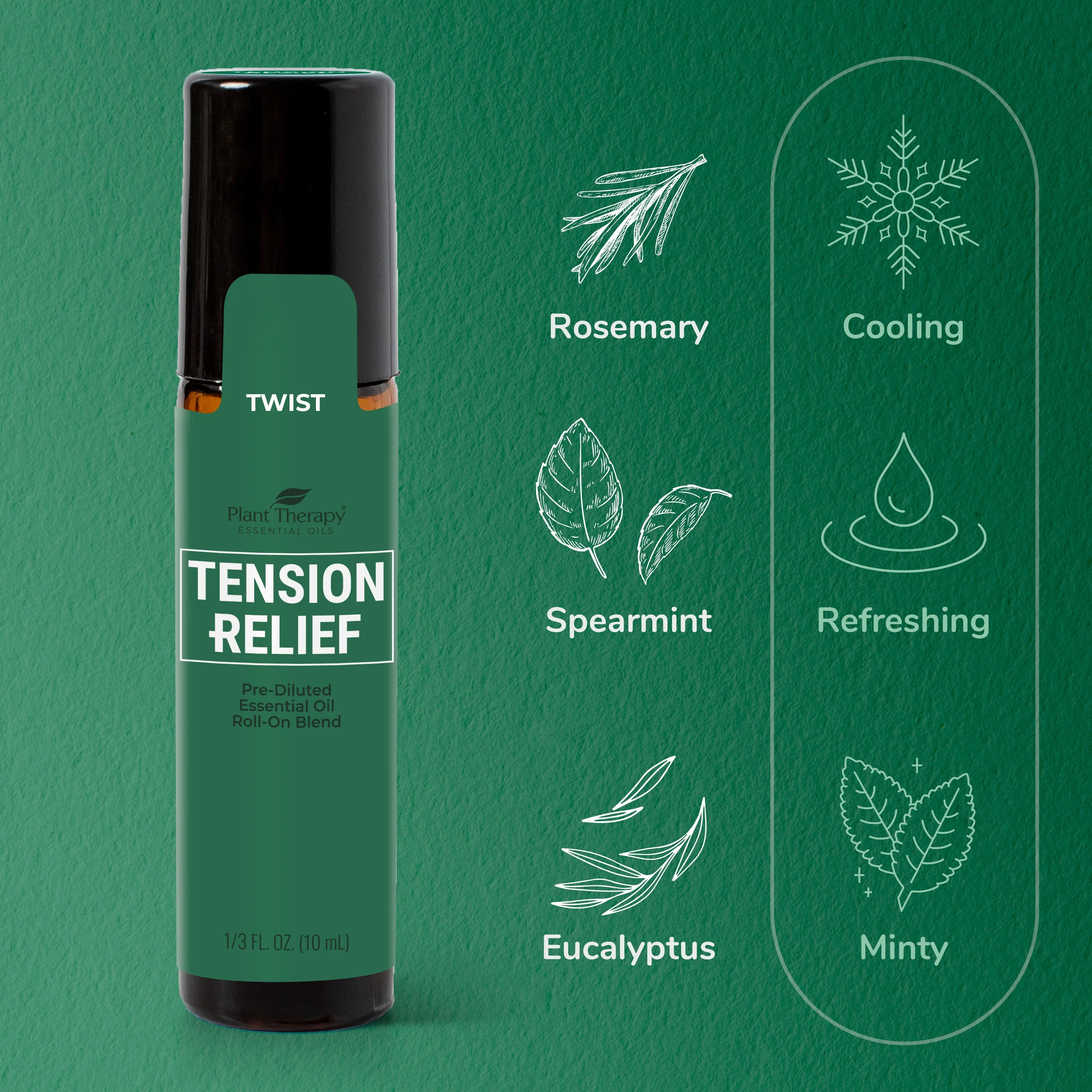 Pain Support Essential Oil Blend Roll On Set - Image 5
