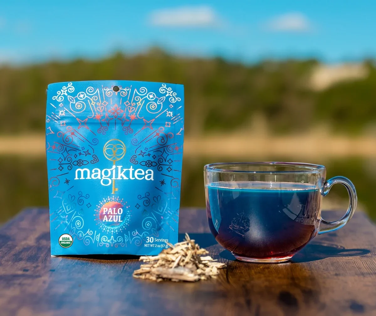 Palo Azul Tea, Loose Tea, USDA Certified Organic - 5 oz (75 cups) by Magiktea - Image 2