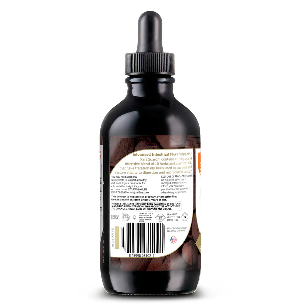Zahler - ParaGuard Liquid Drops - Gut Health Supplement - Formula has Wormwood, Garlic Bulb, Pumpkin Seed, Clove & More, Certified Kosher (4 Oz) - Image 2