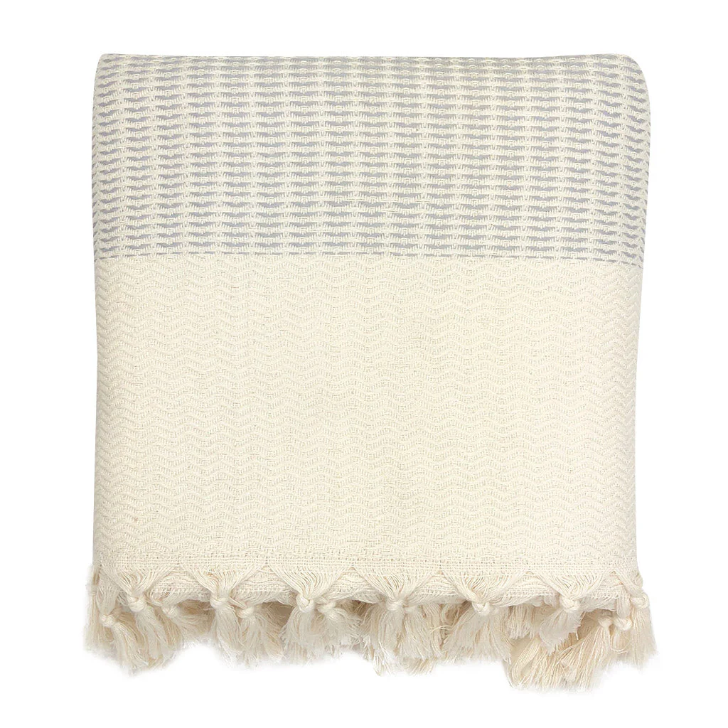Plush Wavy Turkish Throw by SLATE + SALT - Image 3