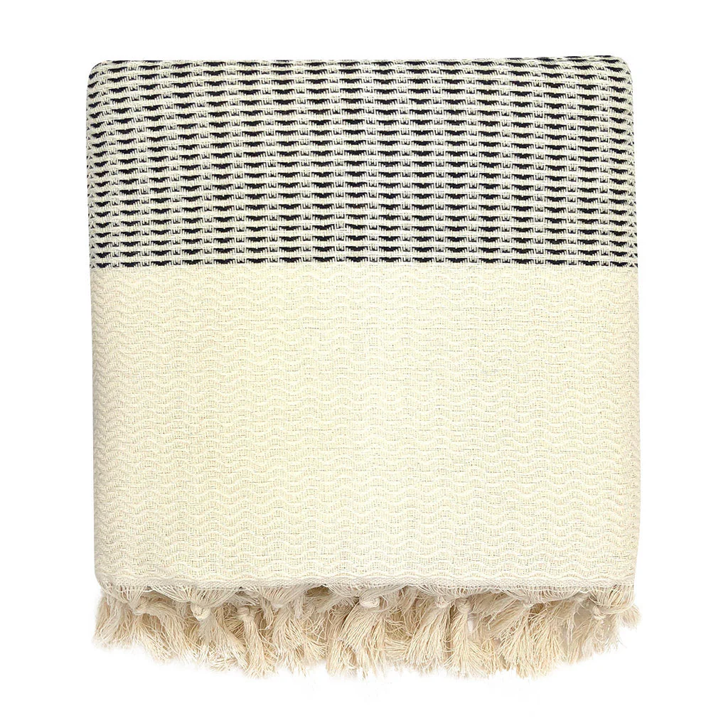 Plush Wavy Turkish Throw by SLATE + SALT - Image 6