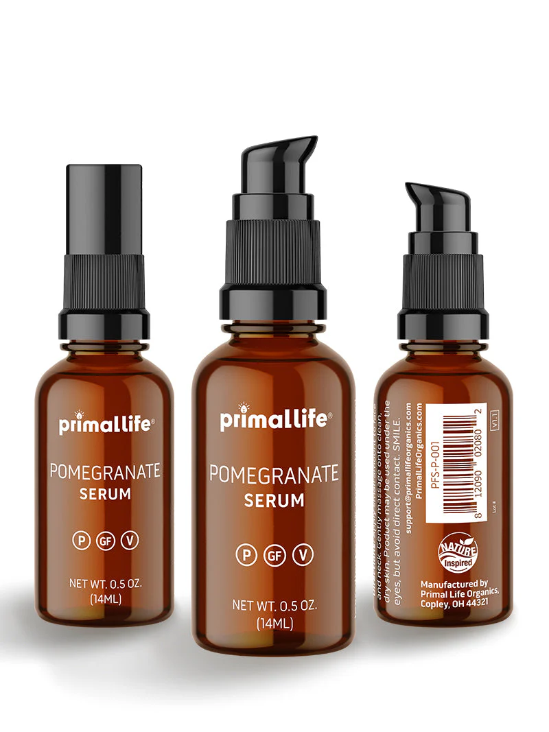 Pomegranate Serum, Normal to Dry by Primal Life Organics - Image 2