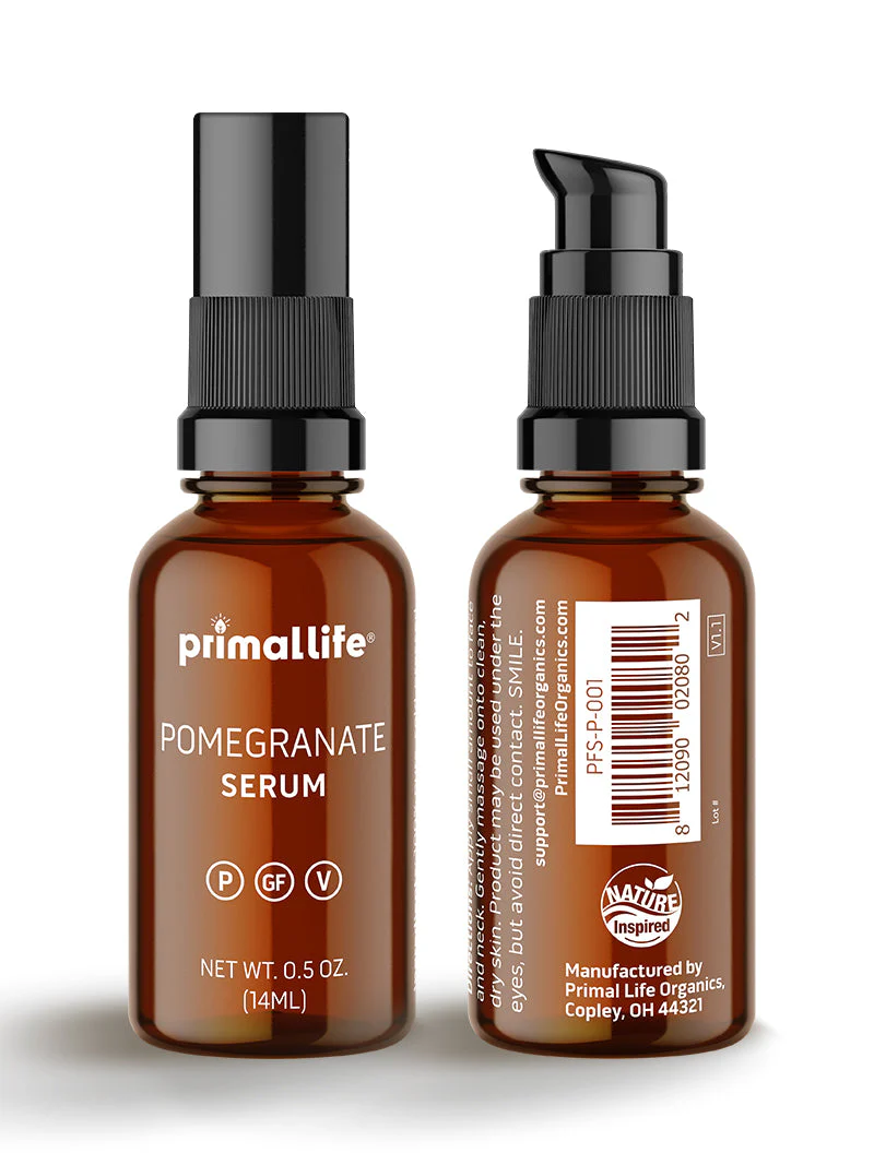 Pomegranate Serum, Normal to Dry by Primal Life Organics - Image 3
