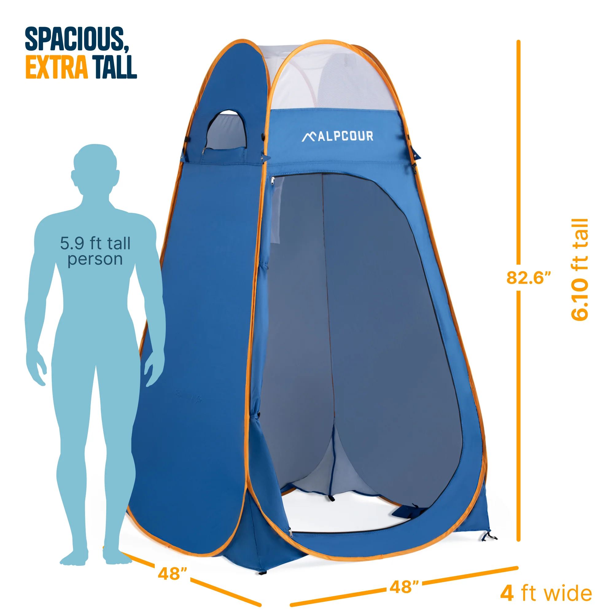 Portable Pop Up Tent with Multiple Features - Image 6